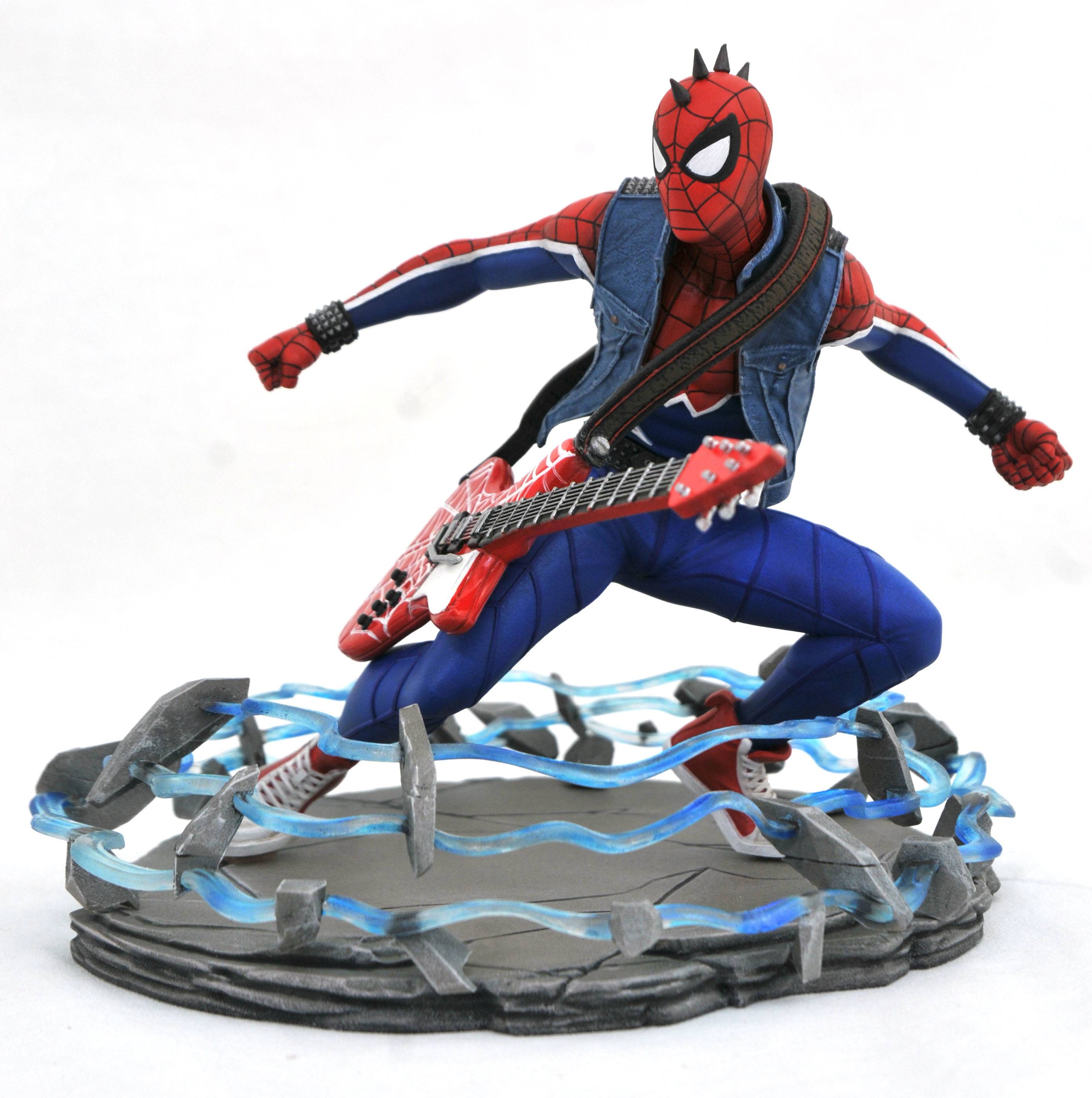 OCT202005 - MARVEL GALLERY PS4 SPIDER-PUNK PVC STATUE - Previews World