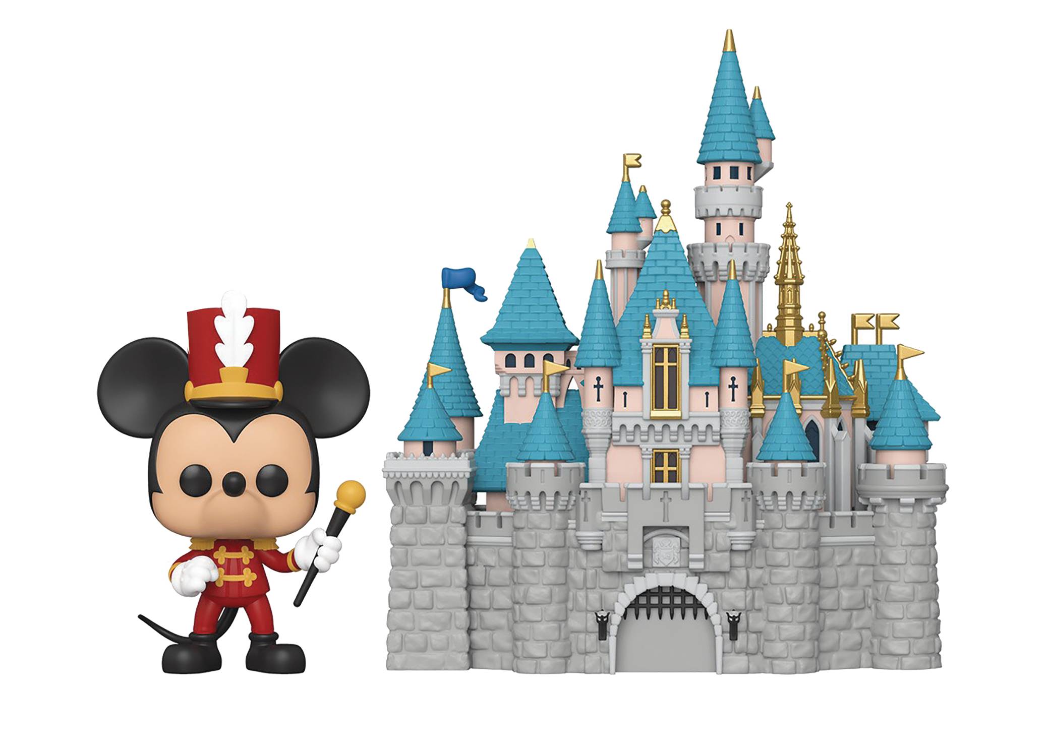 POP TOWN DISNEY 65TH CASTLE WITH MICKEY VIN FIG (JUL209179)
