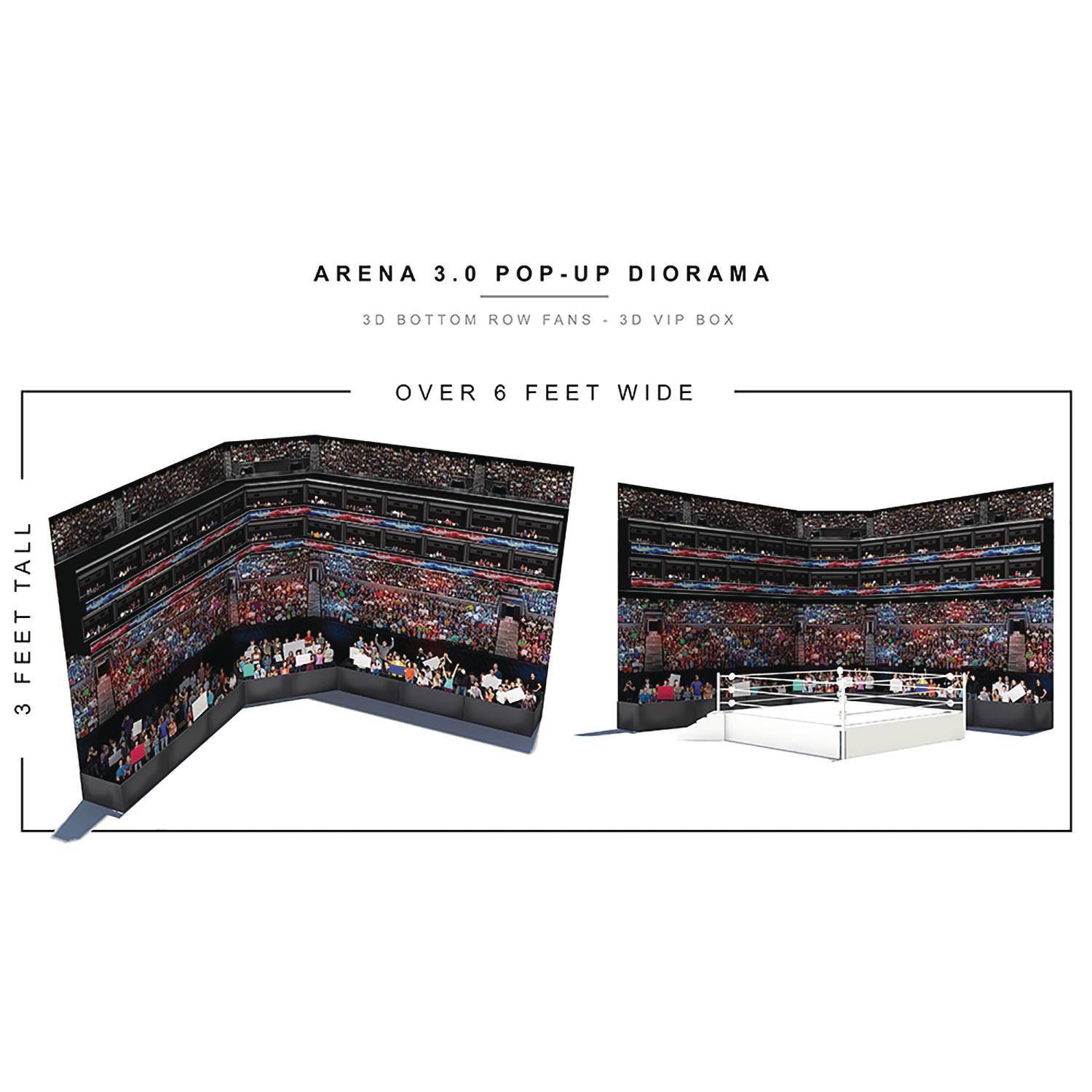 AUG208836 - EXTREME SETS ARENA 3 POP UP 1/12 SCALE DIORAMA (Net)