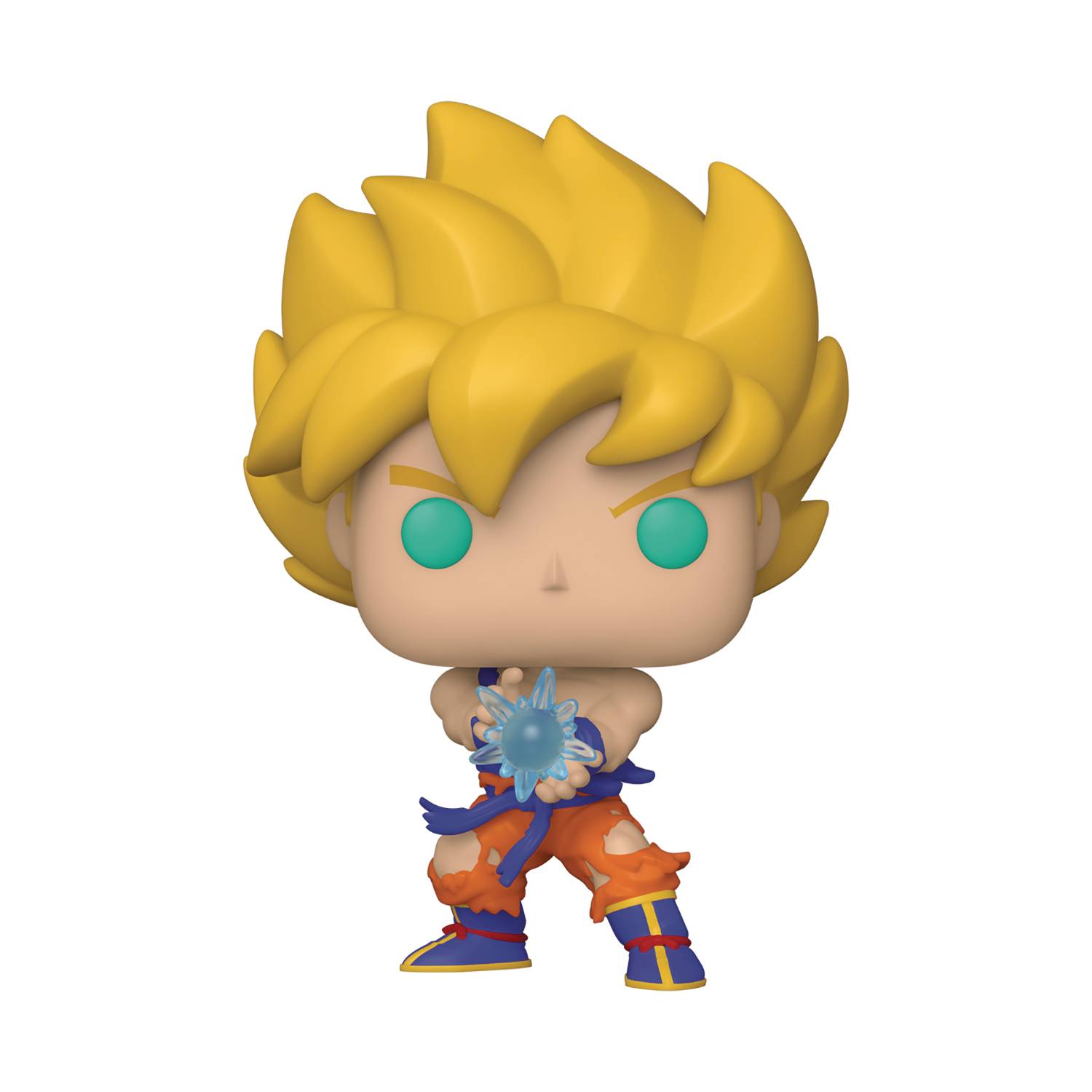 POP ANIMATION DBZ S9 SS GOKU W/ KAMEHAMEHA WAVE VINYL FIG (C