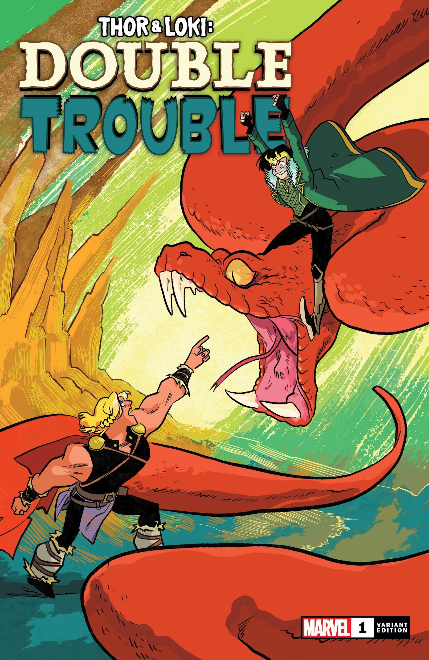 THOR AND LOKI DOUBLE TROUBLE #1 (OF 4) HENDERSON VAR