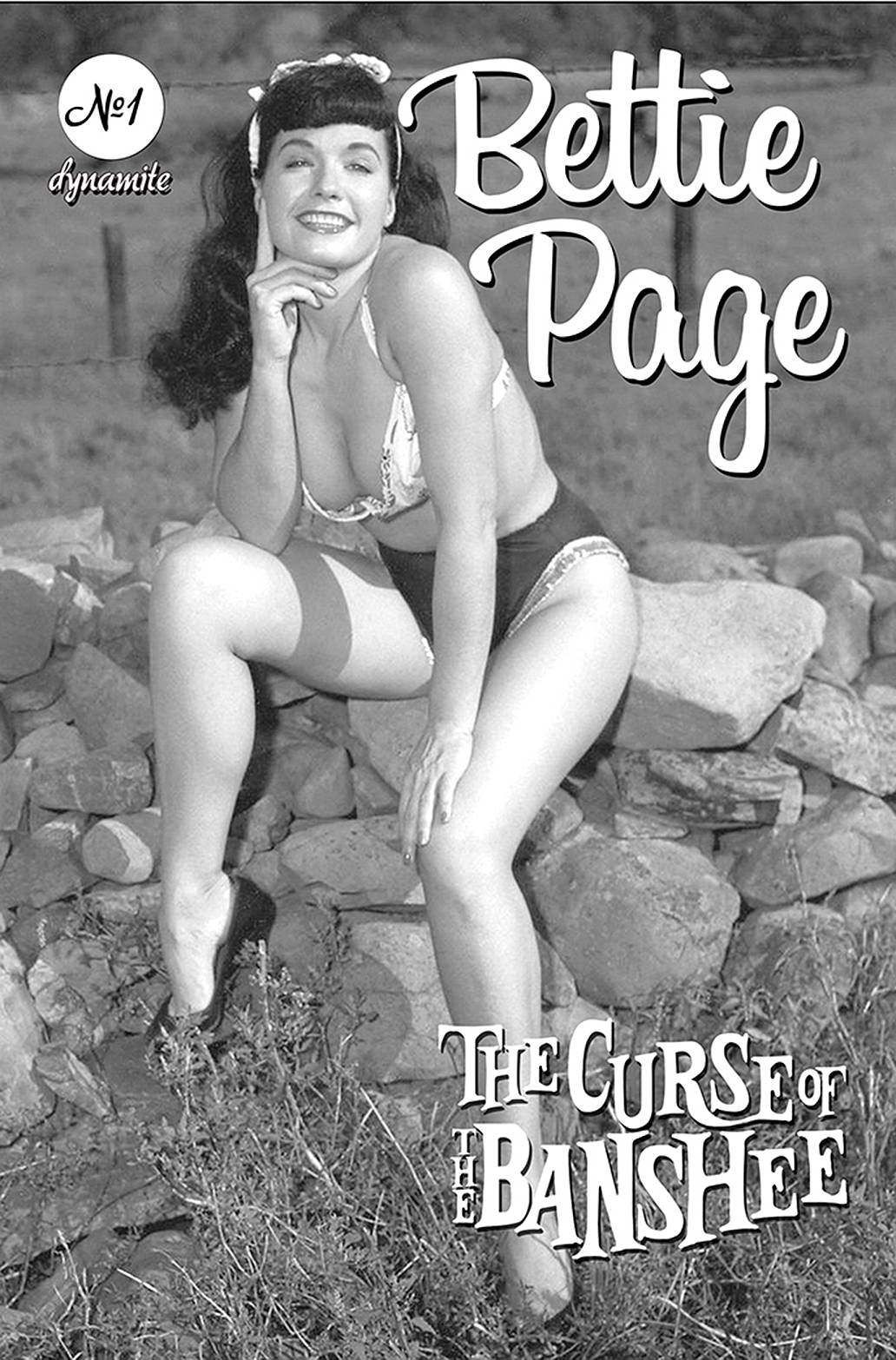 BETTIE PAGE & CURSE OF THE BANSHEE #1 CVR E BETTIE PAGE PIN