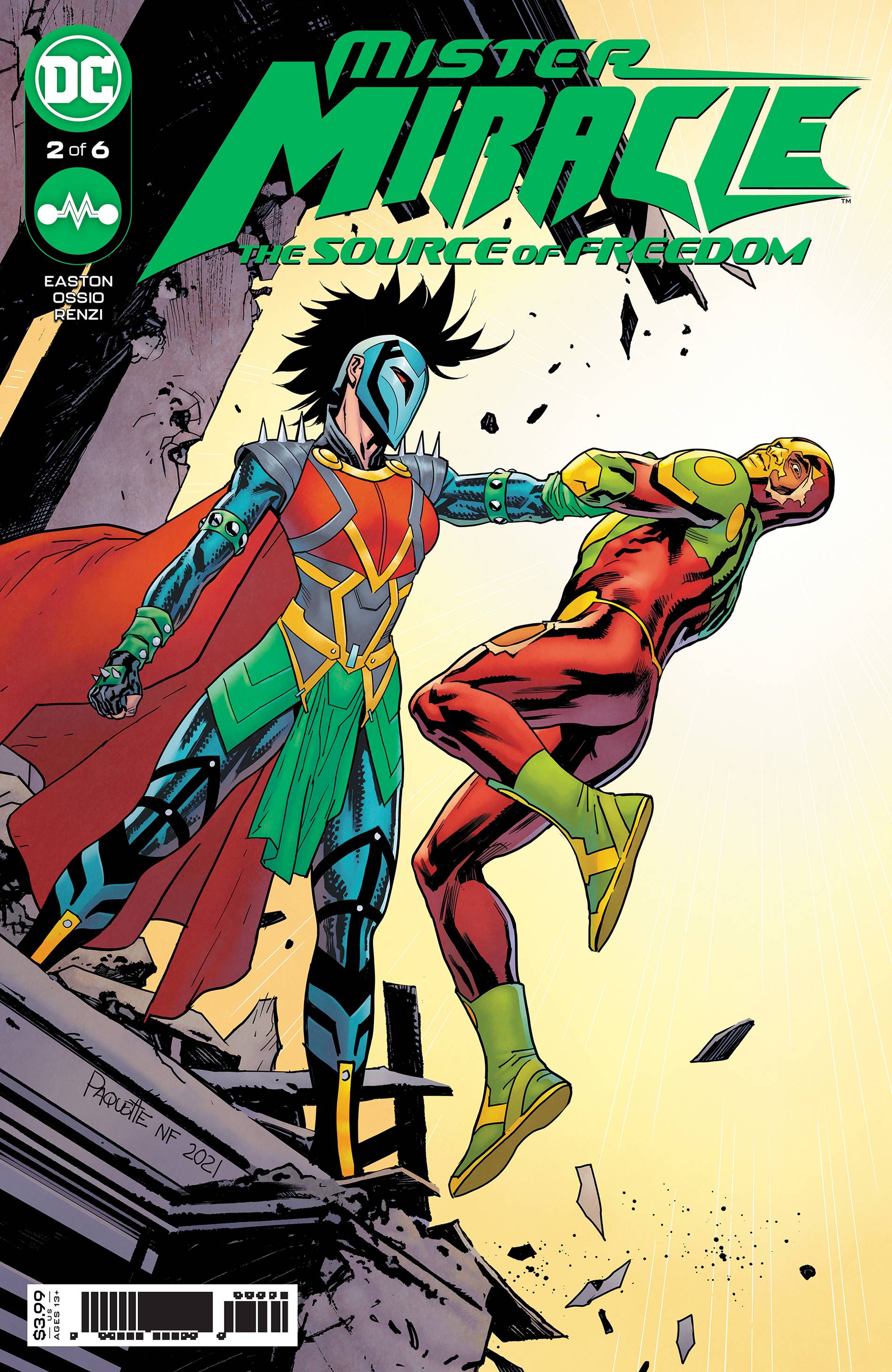 MISTER MIRACLE SOURCE OF FREEDOM #2 CVR A PAQUETTE