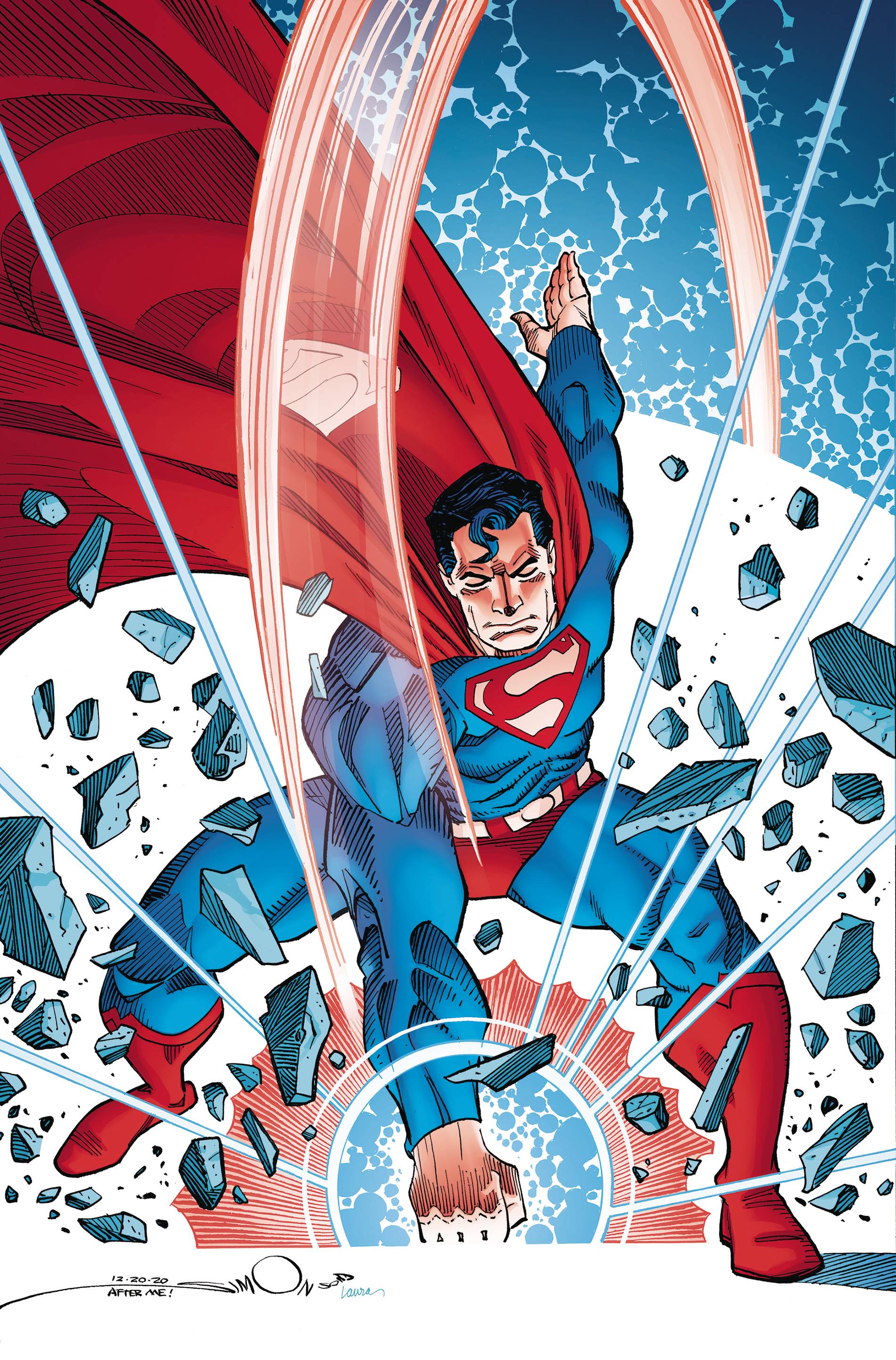 SUPERMAN RED & BLUE #4 CVR B CARDSTOCK SIMONSON