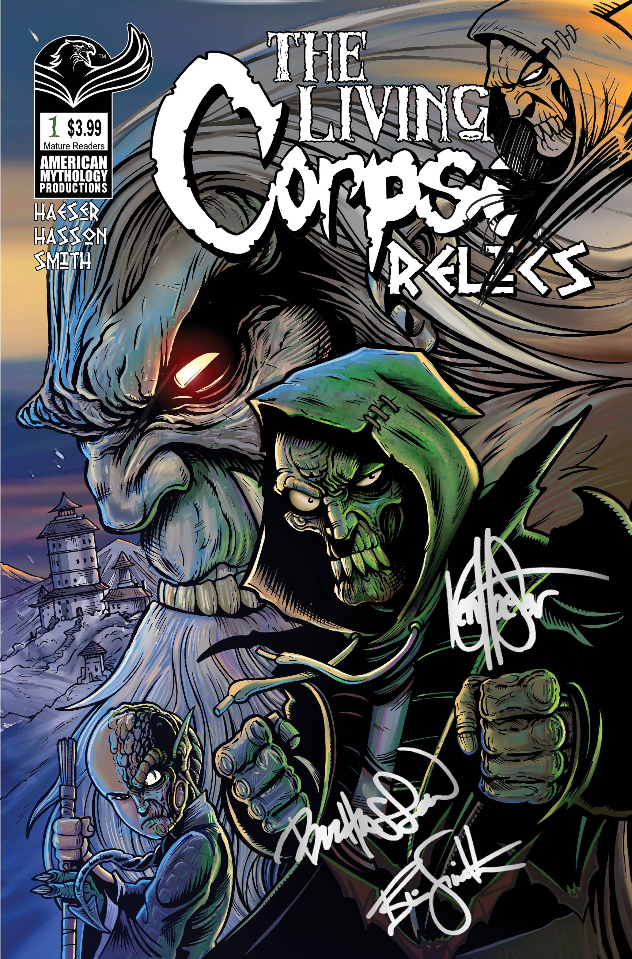 LIVING CORPSE RELICS #1 REMARQUED SGND ED (MR)