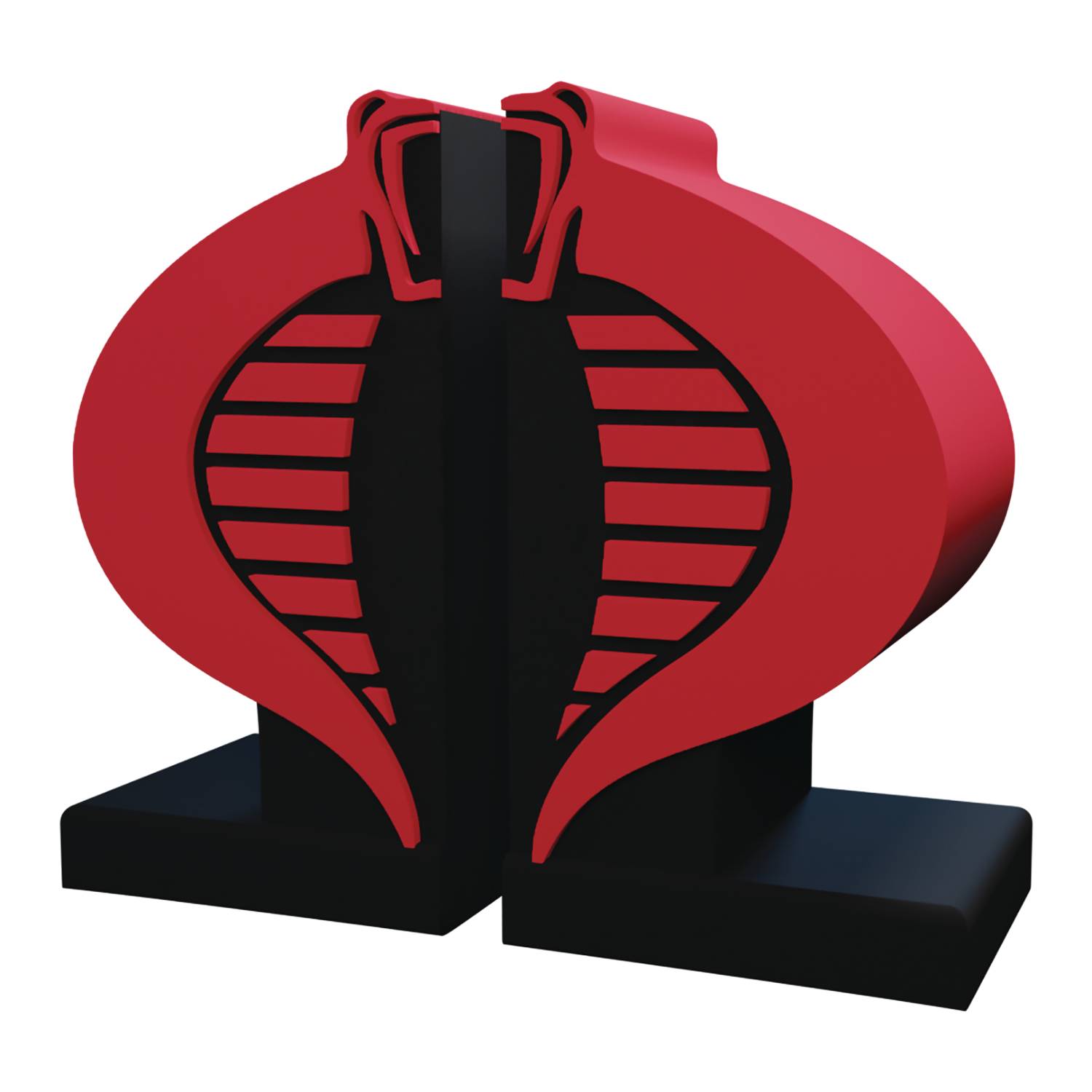 GI JOE COBRA LOGO BOOKENDS