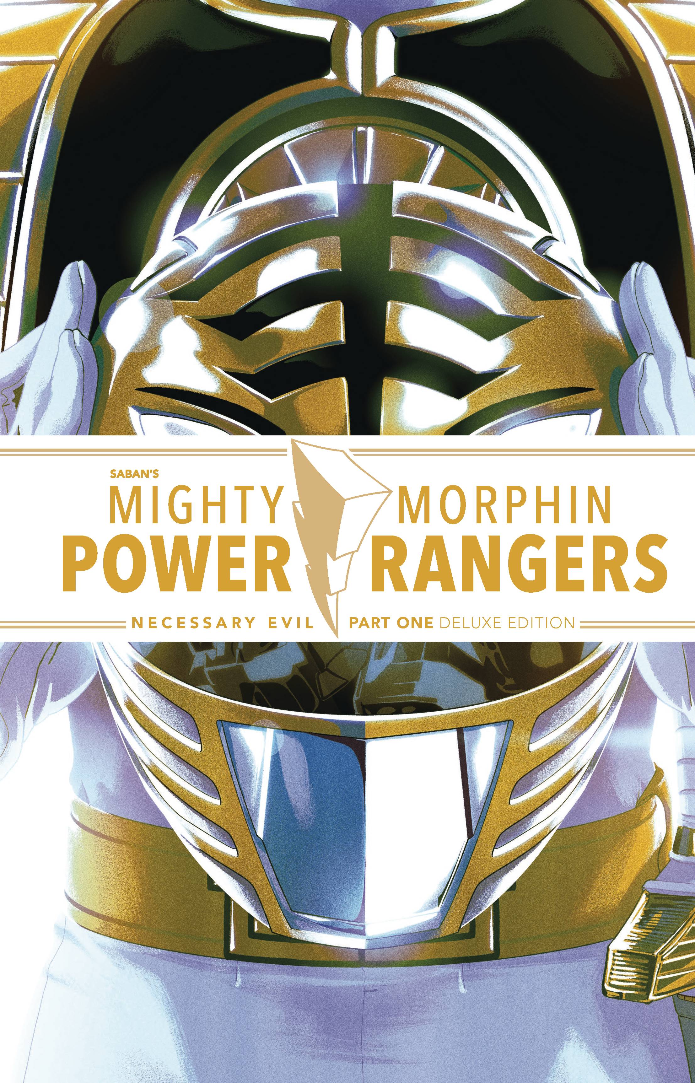 MIGHTY MORPHIN POWER RANGERS NECESSARY EVIL DLX ED HC PT 01