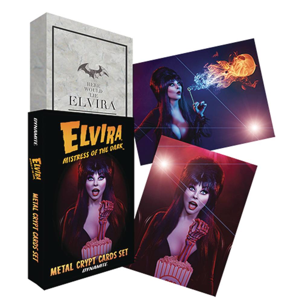 ELVIRA METAL CRYPT CARDS (O/A)