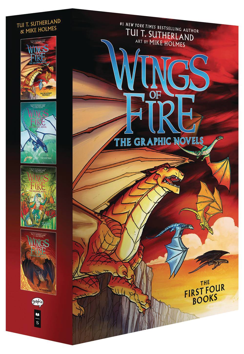 WINGS OF FIRE GN BOX SET #1 VOL 1-4