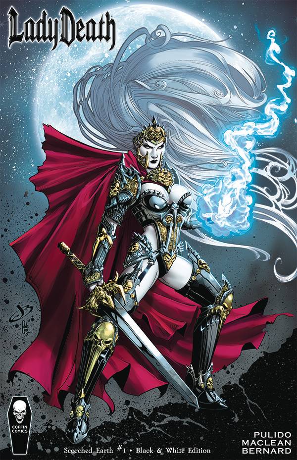 LADY DEATH SCORCHED EARTH #1 (OF 2) B&W ED (MR)