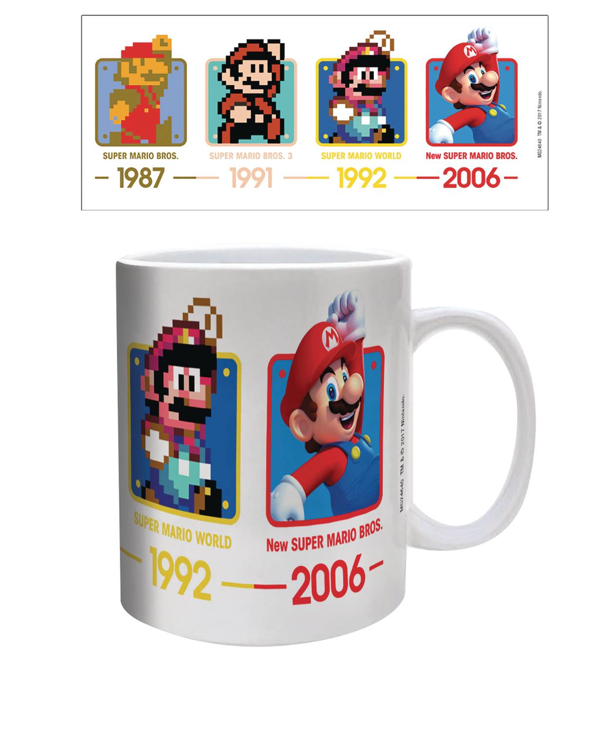 NINTENDO SUPER MARIO DATES 11OZ MUG