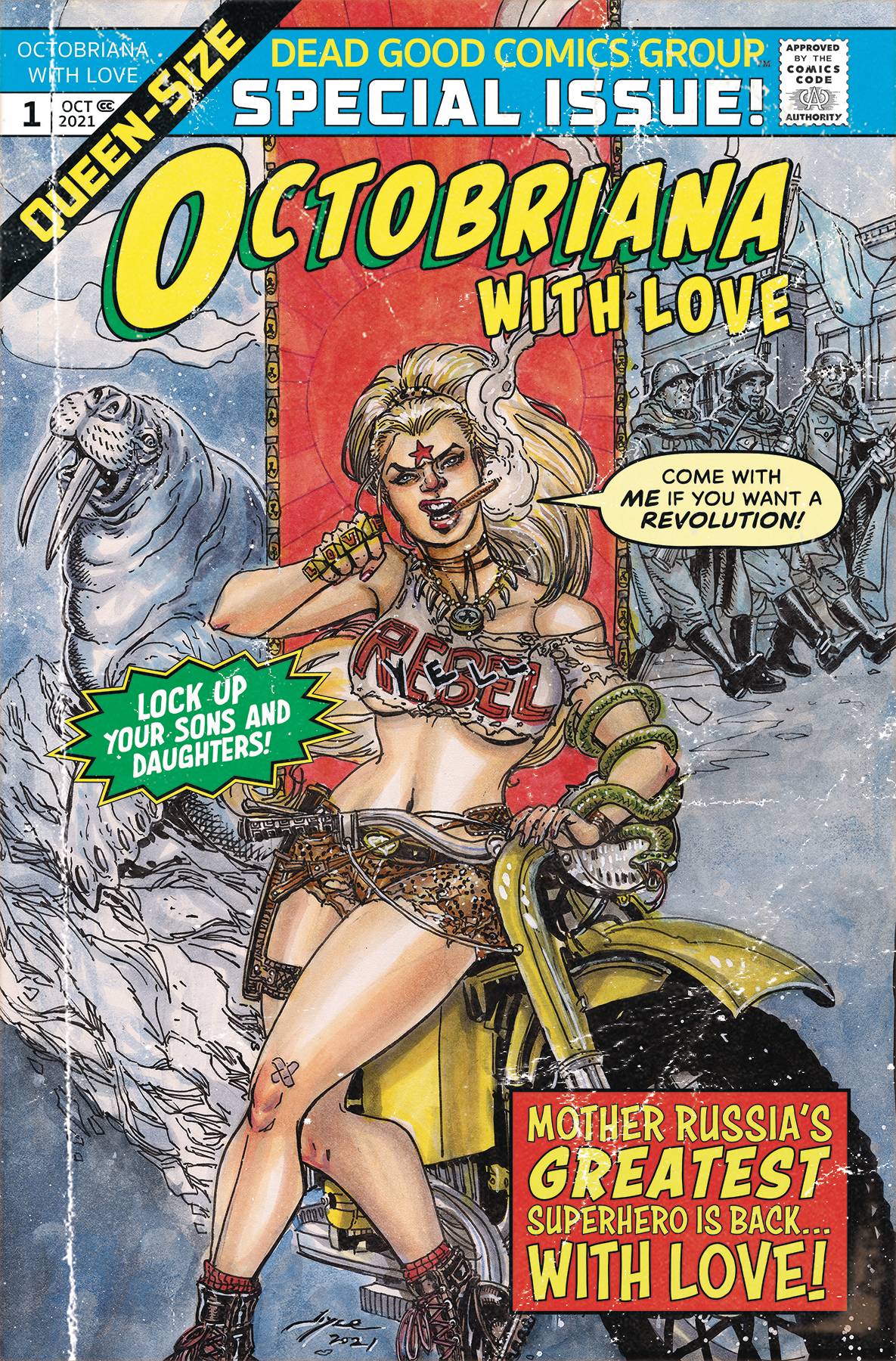 OCTOBRIANA WITH LOVE #1 CVR B JOYCE CHIN (Net) (MR)