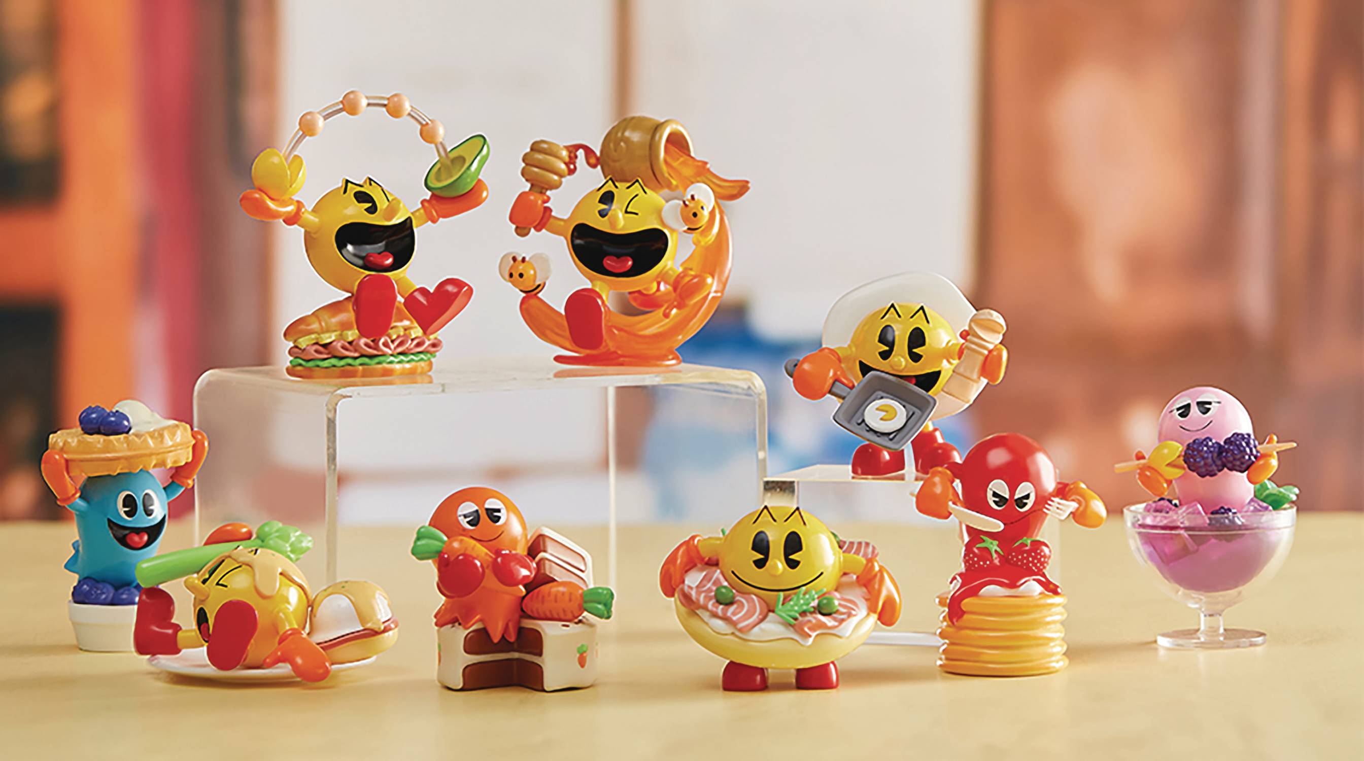CJOY TOY PAC-MAN GOES TO BRUNCH 8PC BMB DS