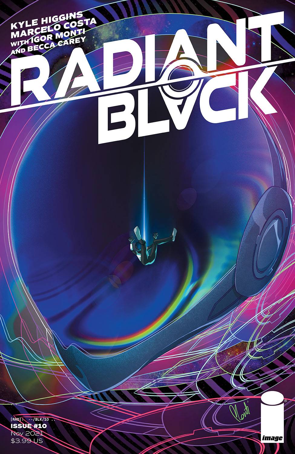 RADIANT BLACK #10 CVR B MONTI MV