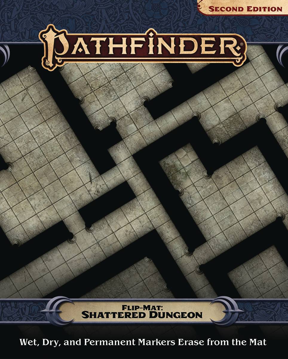 JAN222632 - PATHFINDER FLIP-MAT SHATTERED DUNGEON - Previews World