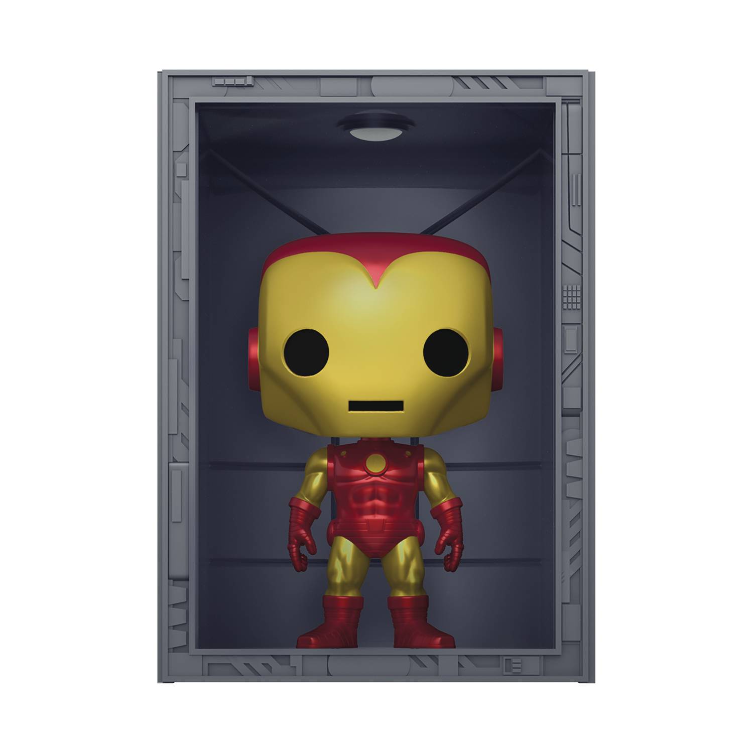POP DELUXE MARVEL HALL OF ARMOR IRON MAN MDL4 PX VIN FIG