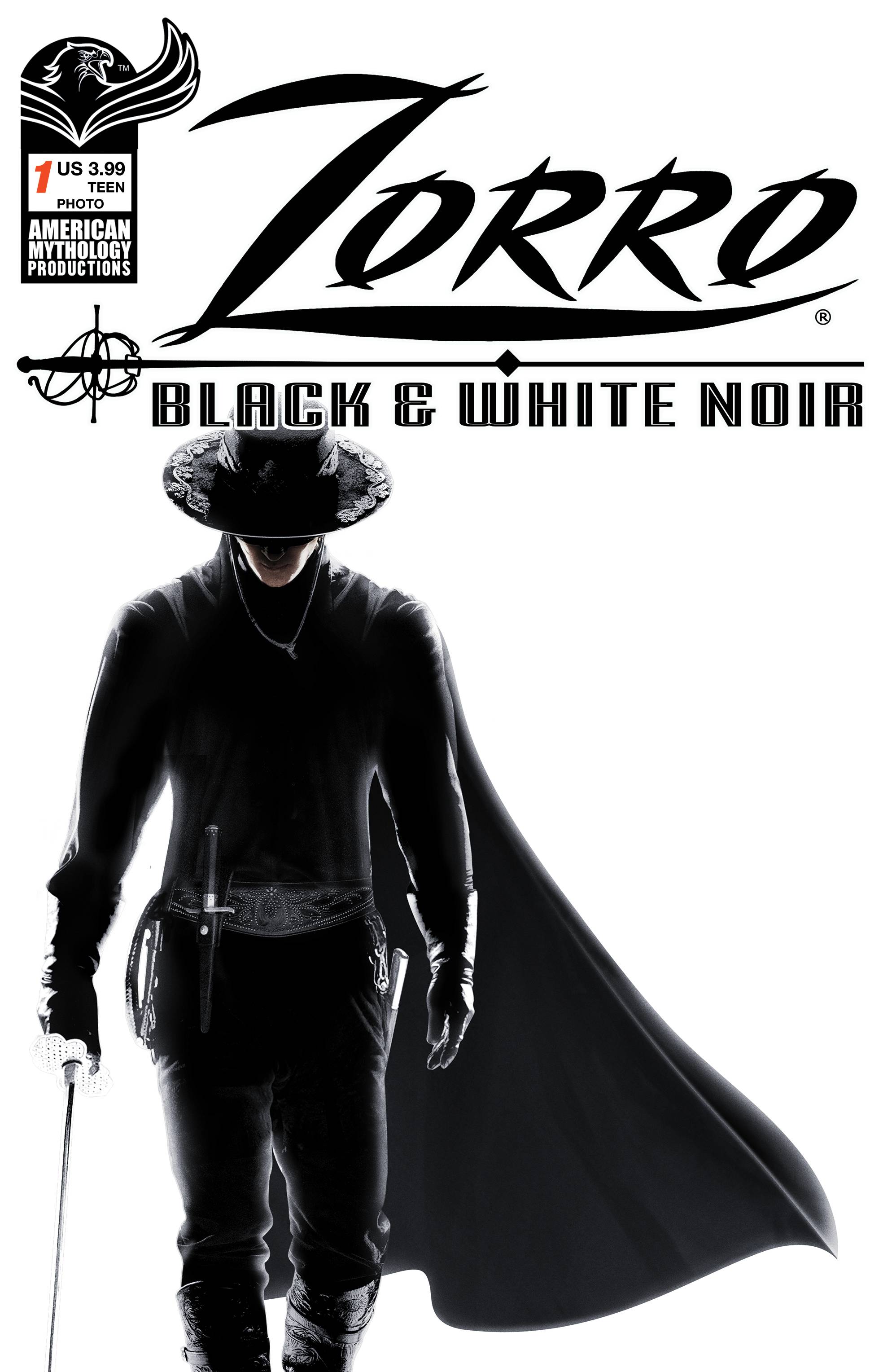 ZORRO BLACK & WHITE NOIR #1 CVR C PHOTO
