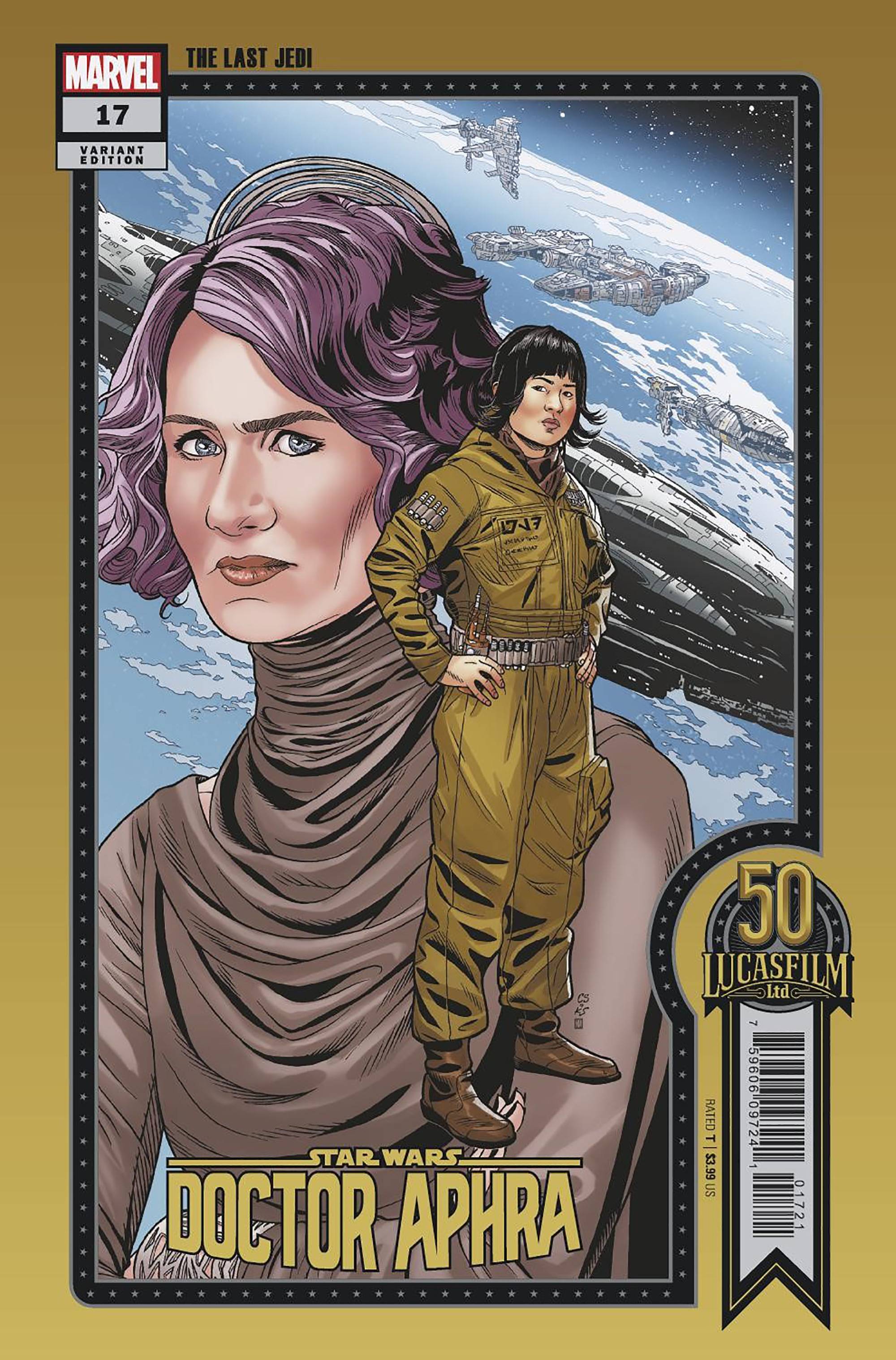 STAR WARS DOCTOR APHRA #17 SPROUSE LUCASFILM 50TH VAR