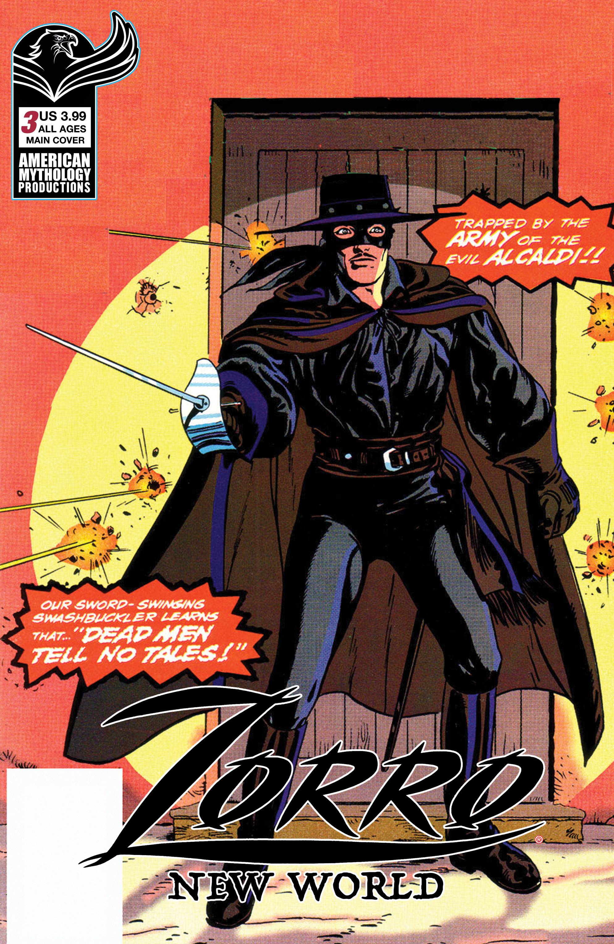 American Mythology Comics Unread Combine Shipping Zorro Rise of Old Gods #3 