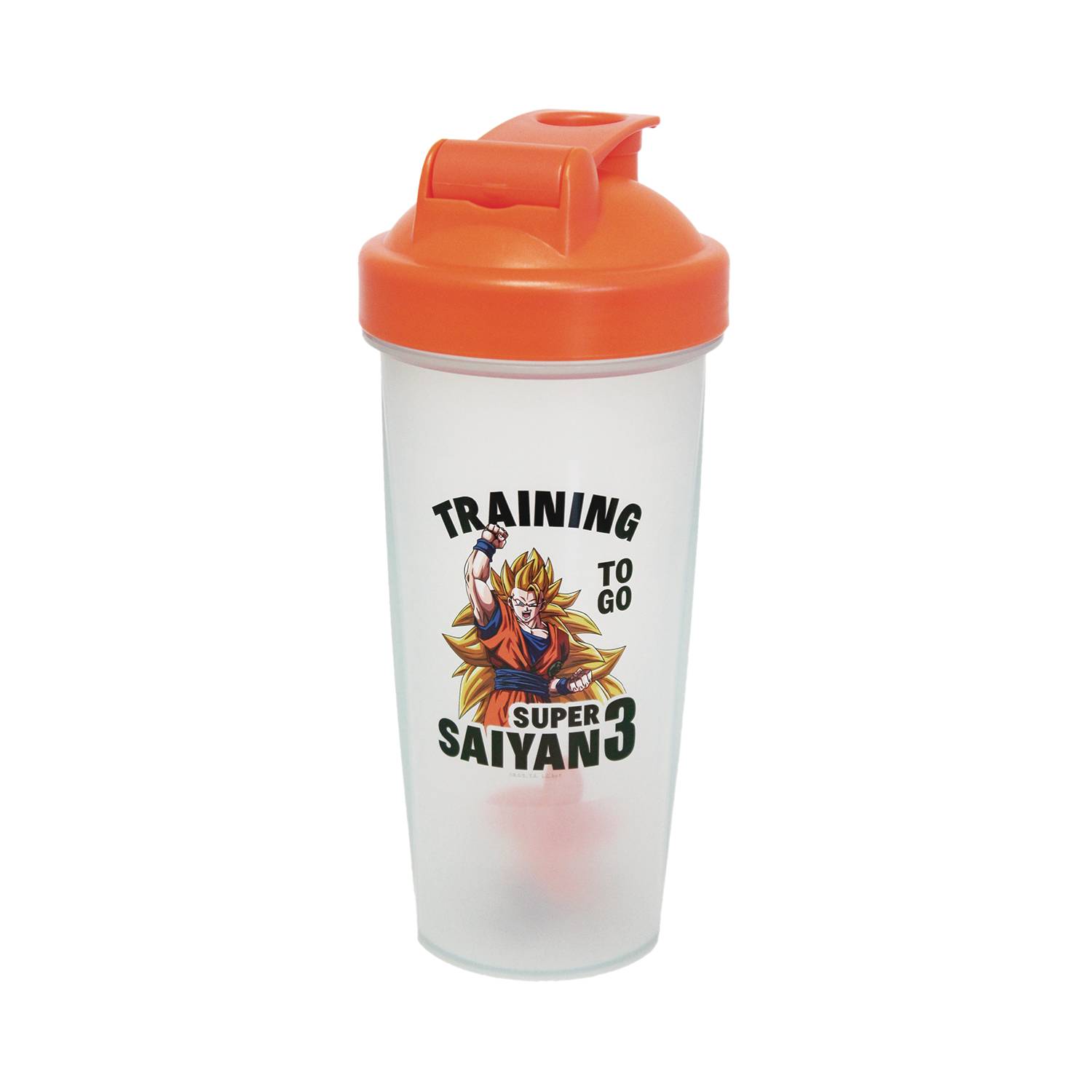 GameXpress - DBZ SHAKER BOTTLE Hit the gym with Goku and get ripped!  Featuring Training to go Super Saiyan text design, this shaker bottle  from Dragon Ball Z is perfect for protein