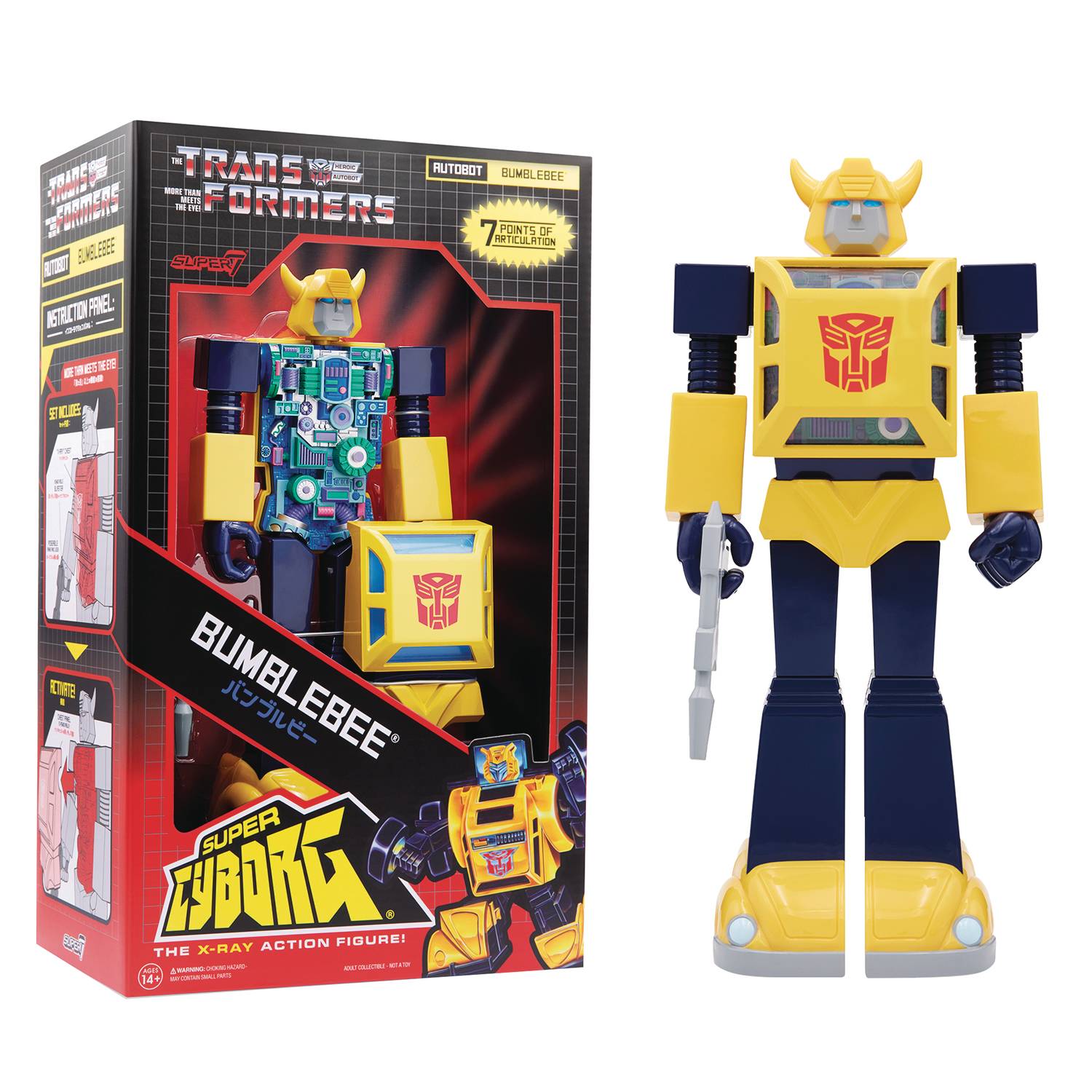 TRANSFORMERS SUPER CYBORG BUMBLEBEE (FULL COLOR) FIGURE (NET