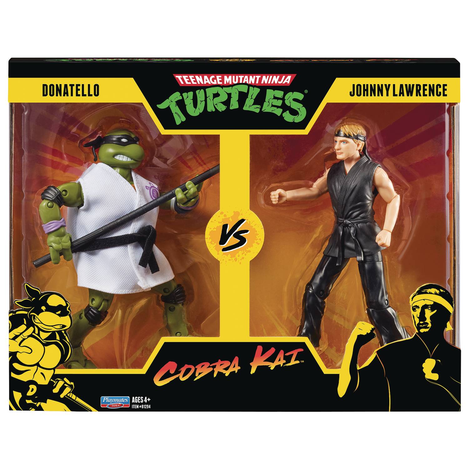 TMNT X COBRA KAI DONATELLO VS JOHNNY LAWRENCE AF 2PK  (