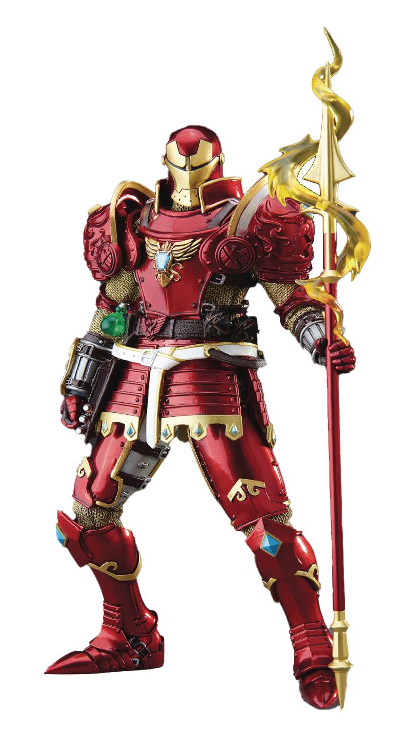 MEDIEVAL KNIGHT IRON MAN DAH-046DX DYNAMIC 8-CTION AF DLX VELERY BETA RAY BILL PVC STATUE