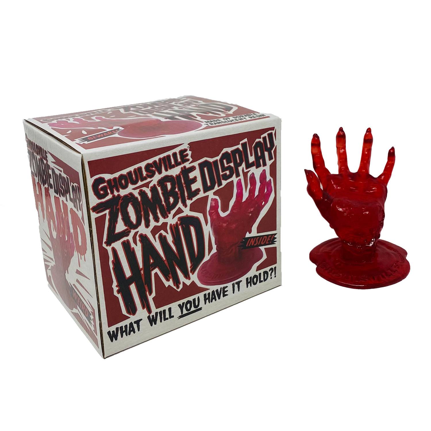 ZOMBIE DISPLAY HAND BLOOD RED VER