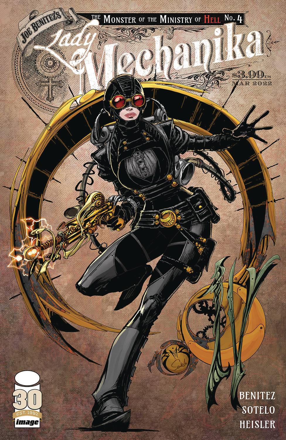 LADY MECHANIKA MONSTER OF MINISTRY OF HELL #4 (OF 4) CVR A