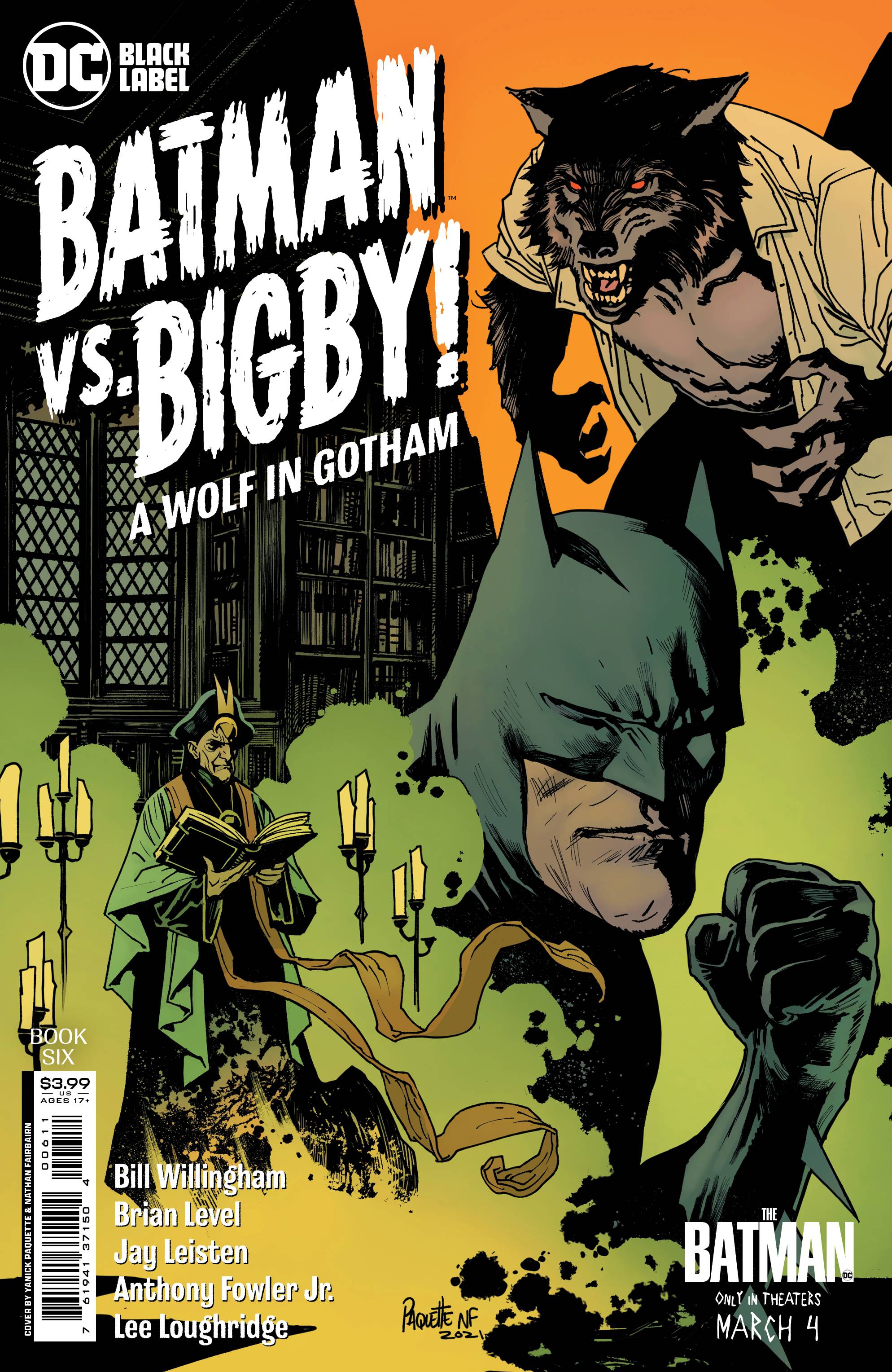 BATMAN VS BIGBY A WOLF IN GOTHAM #3 #6 (OF 6) CVR A PAQUETTE