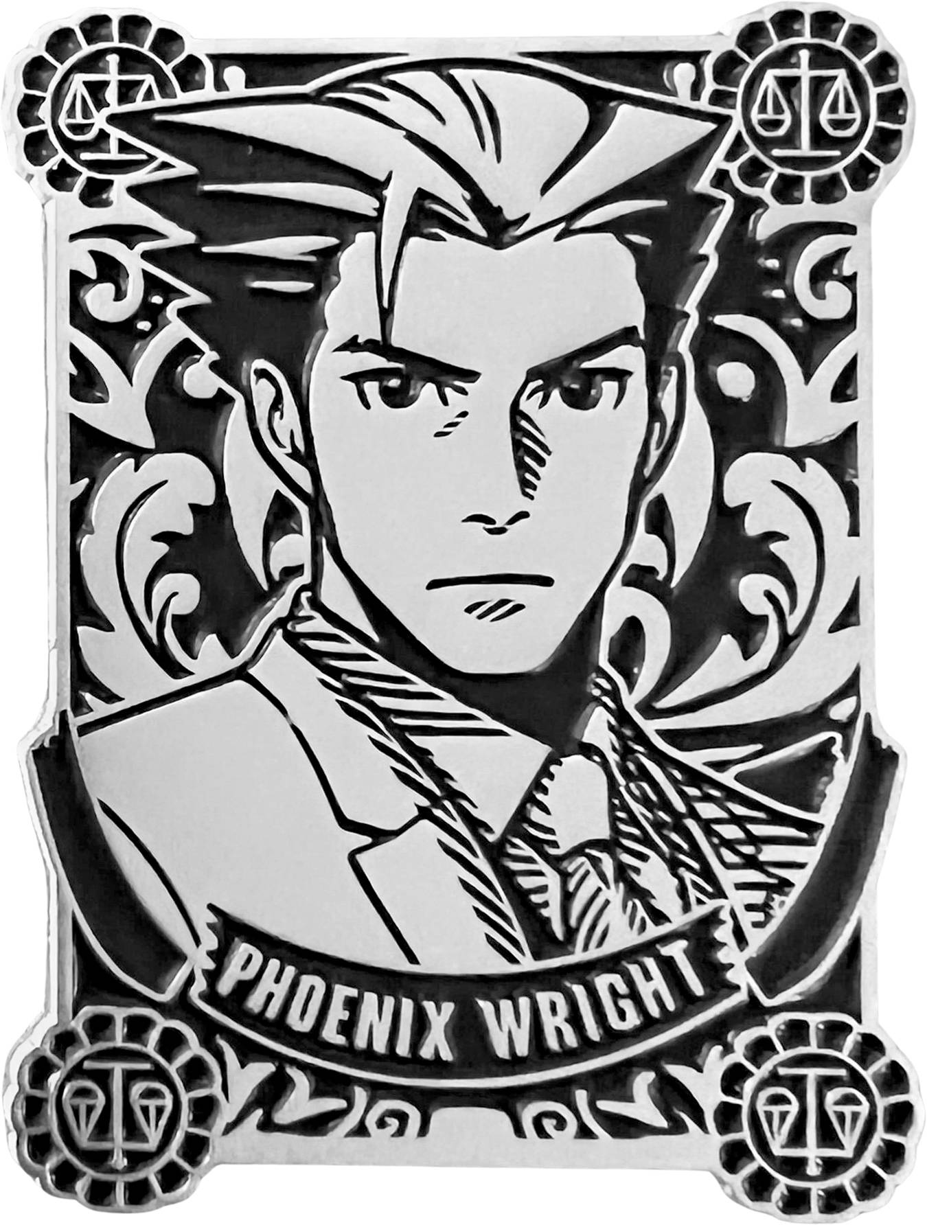 Ace Attorney Silver Badge Series Phoenix Wright Pin