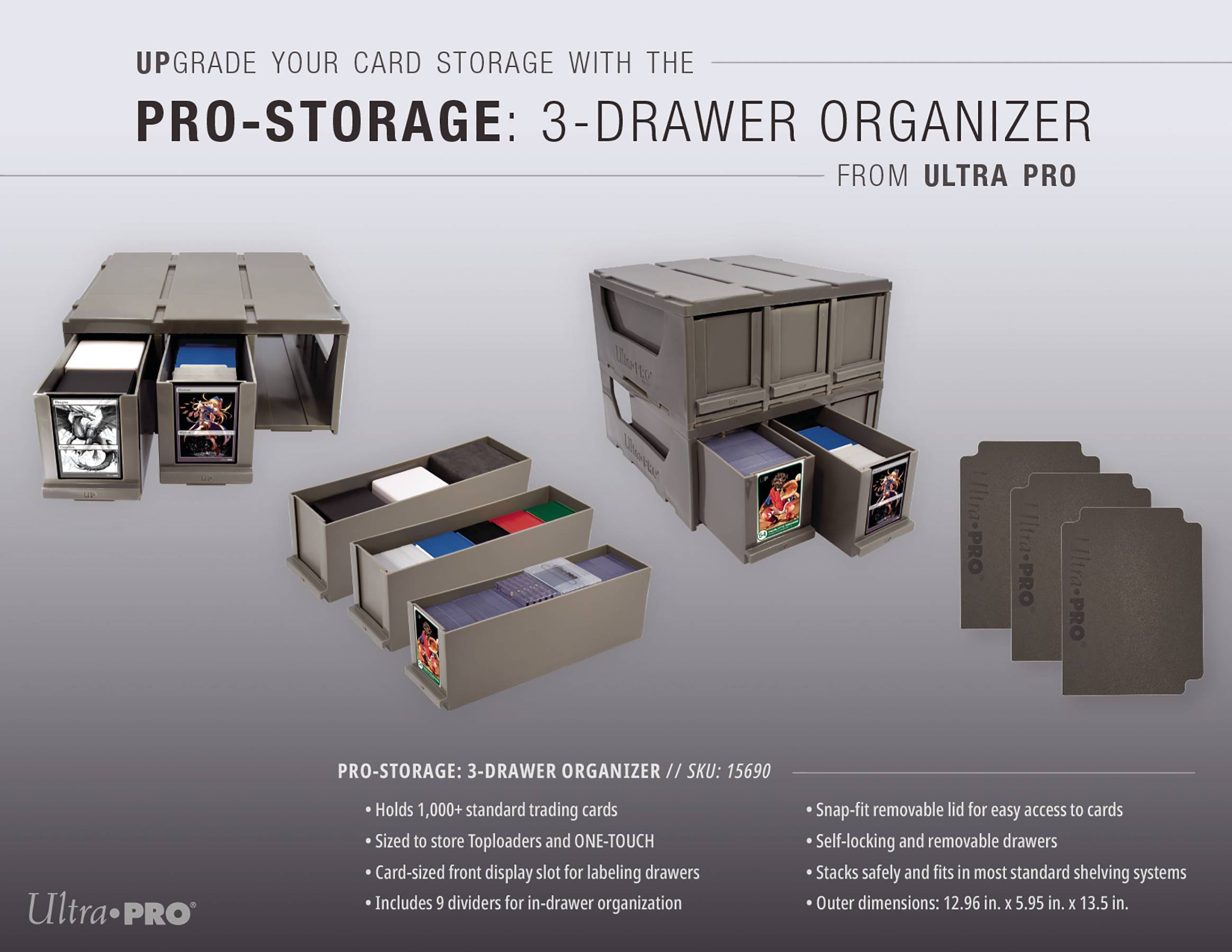 PRO-Storage: 3-Drawer Organizer