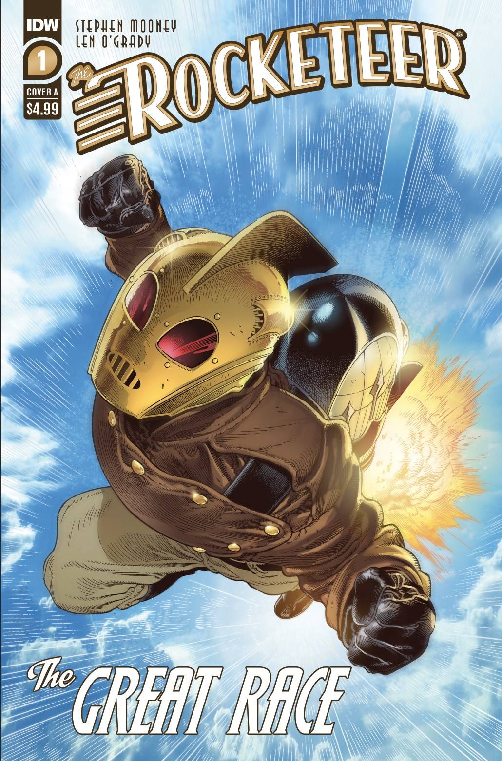 ROCKETEER THE GREAT RACE #1 (OF 4) CVR A GABRIEL RODRIGUEZ