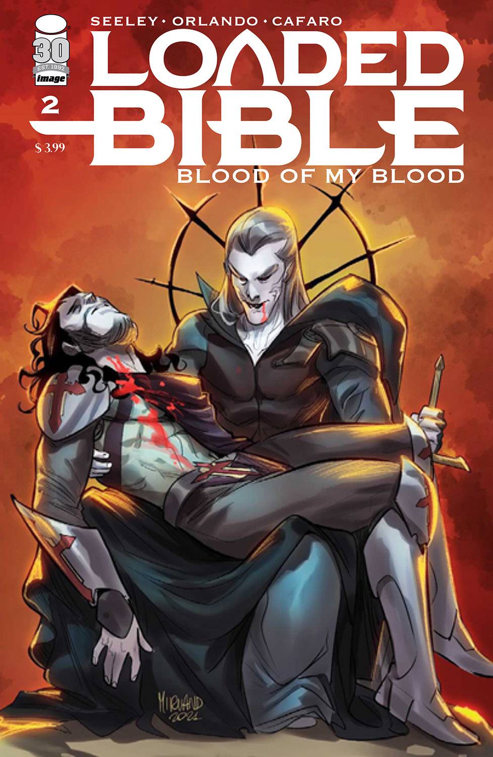 LOADED BIBLE BLOOD OF MY BLOOD #2 (OF 6) CVR A ANDOLFO (MR)