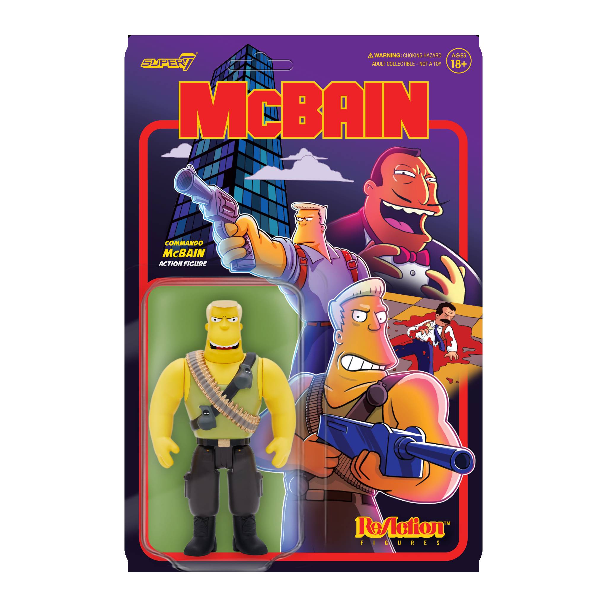 SIMPSONS W1 MCBAIN MCBAIN COMMANDO REACTION FIG