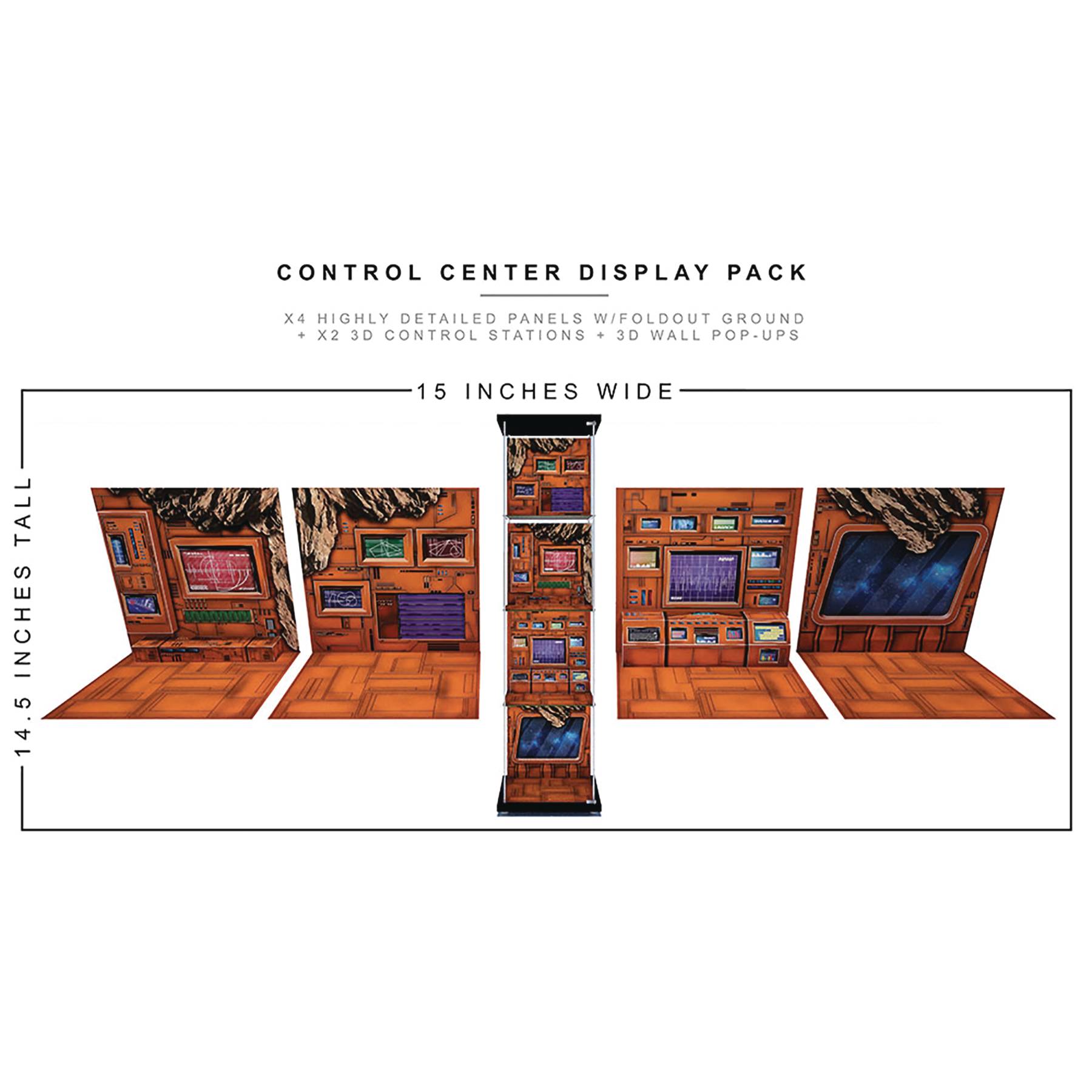 EXTREME SETS STREET CONTROL CENTER 1/12 SCALE DISPLAY PACK (