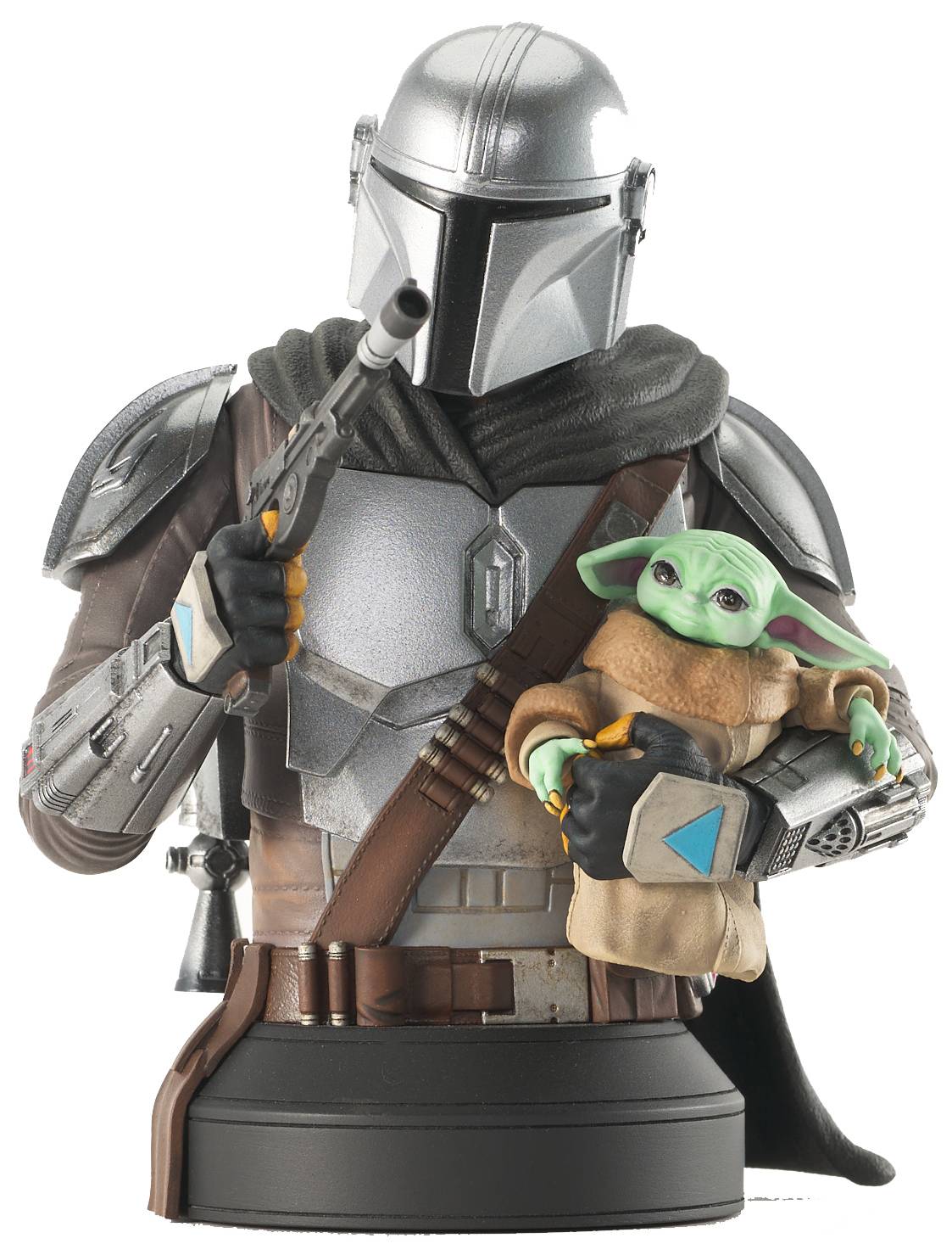 SW THE MANDALORIAN WITH GROGU 1/6 SCALE PX BUST