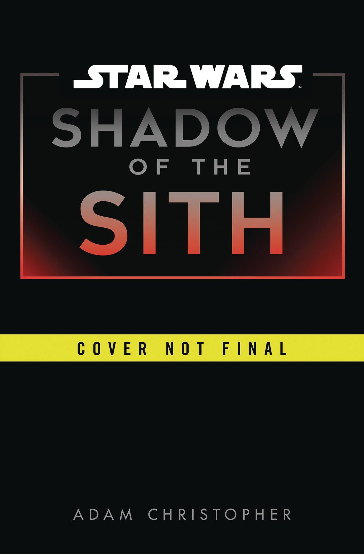 STAR WARS SHADOW OF THE SITH HC