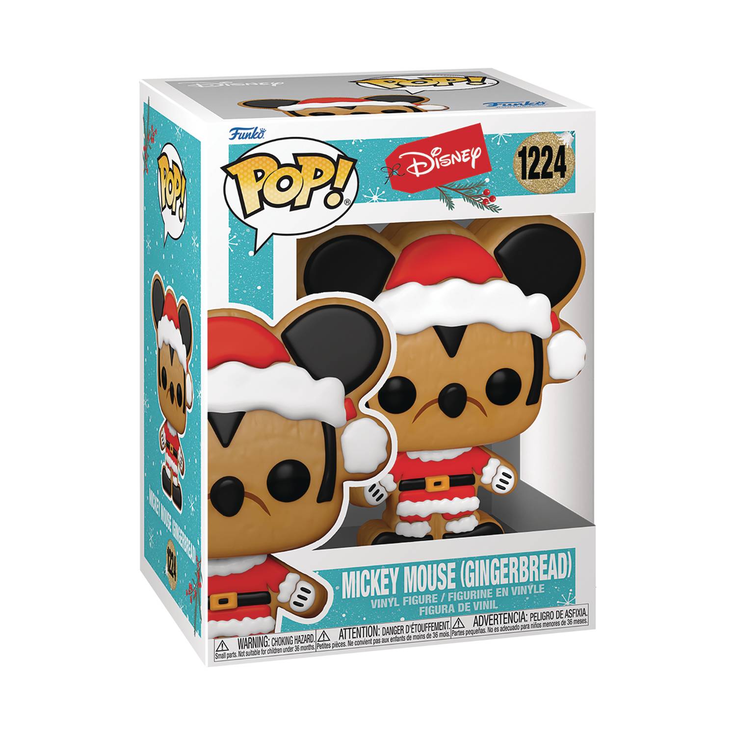 POP DISNEY HOLIDAY SANTA MICKEY GB VIN FIG