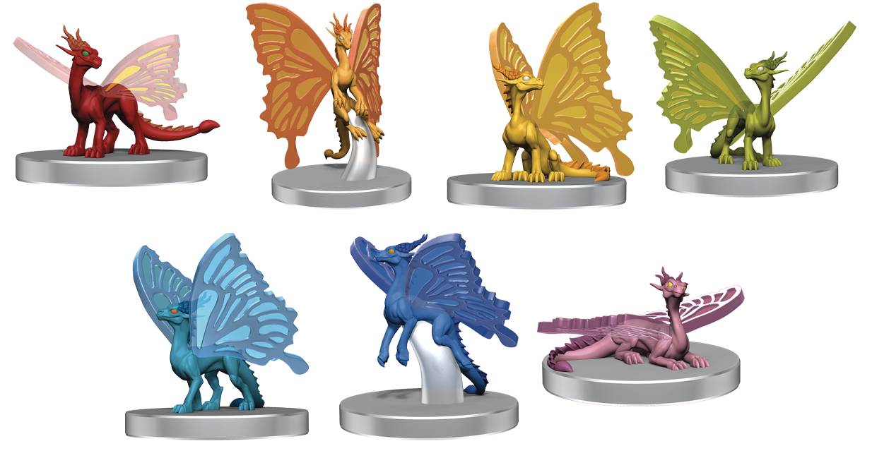 D&D ICONS REALMS PRIDE OF FAERIE DRAGONS