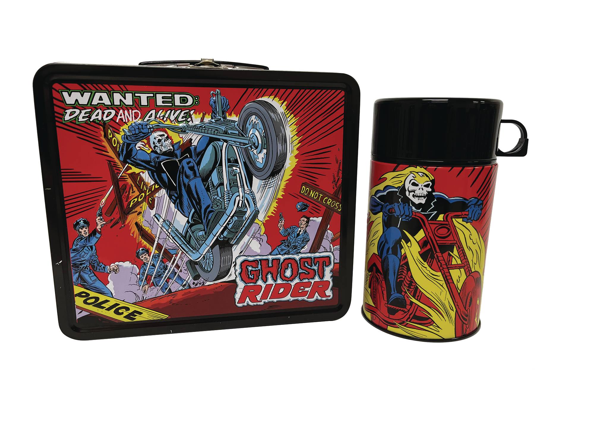 MARVEL COMICS CLASSIC GHOST RIDER PX LUNCHBOX W/THERMOS