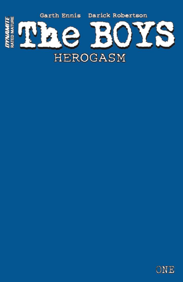 BOYS HEROGASM #1 BLUE BLANK AUTHENTIX