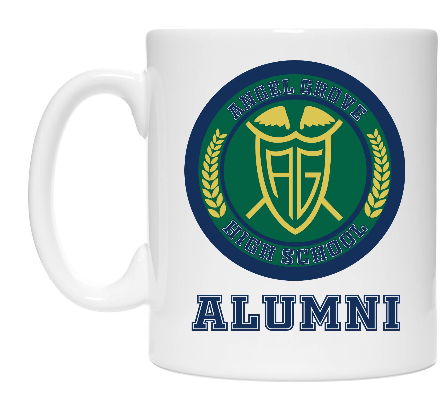 POWER RANGERS ANGEL GROVE HIGH SCHOOL ALUMNI PX COFFEE MUG (