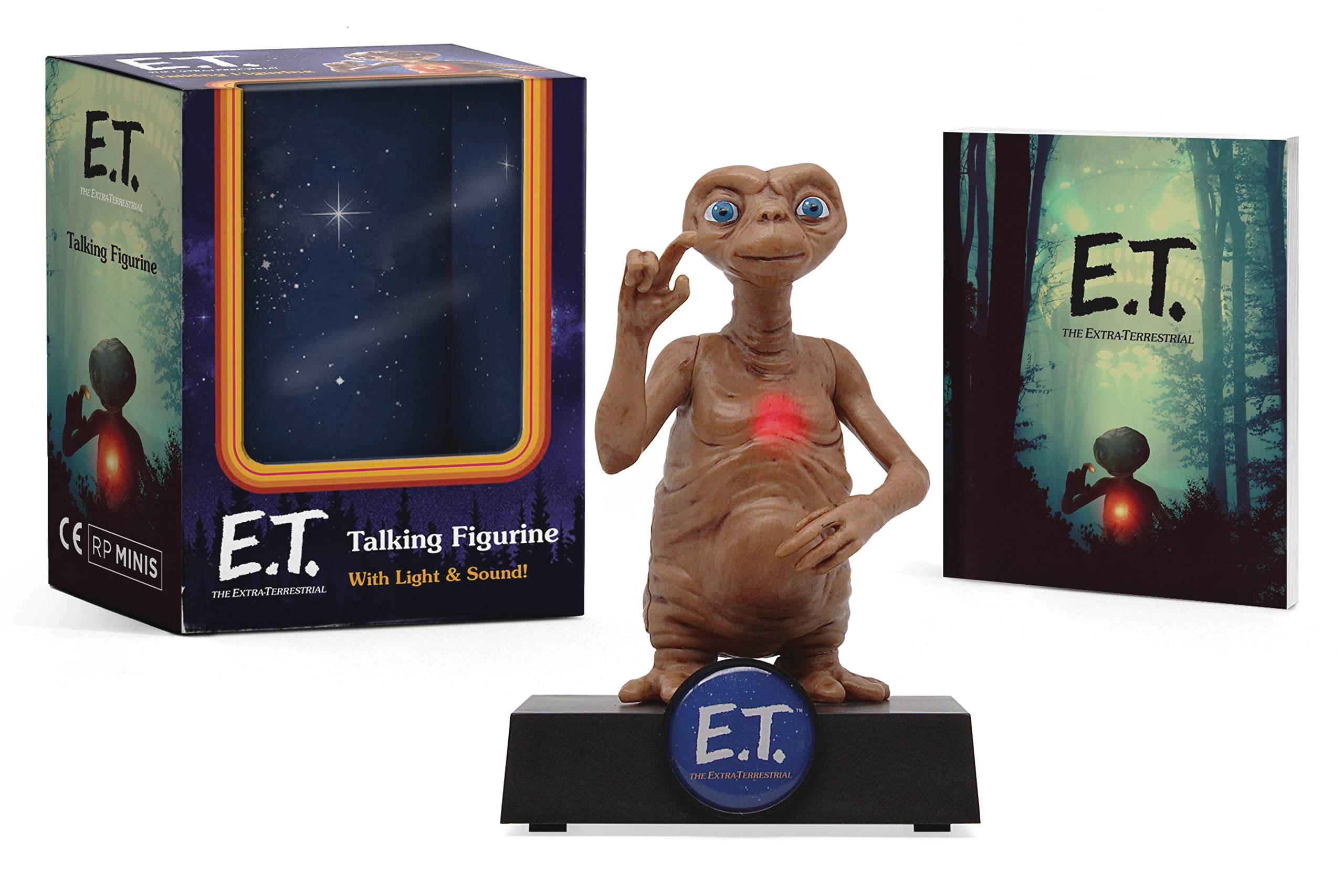 E T TALKING FIGURINE WITH LIGHT AND SOUND
