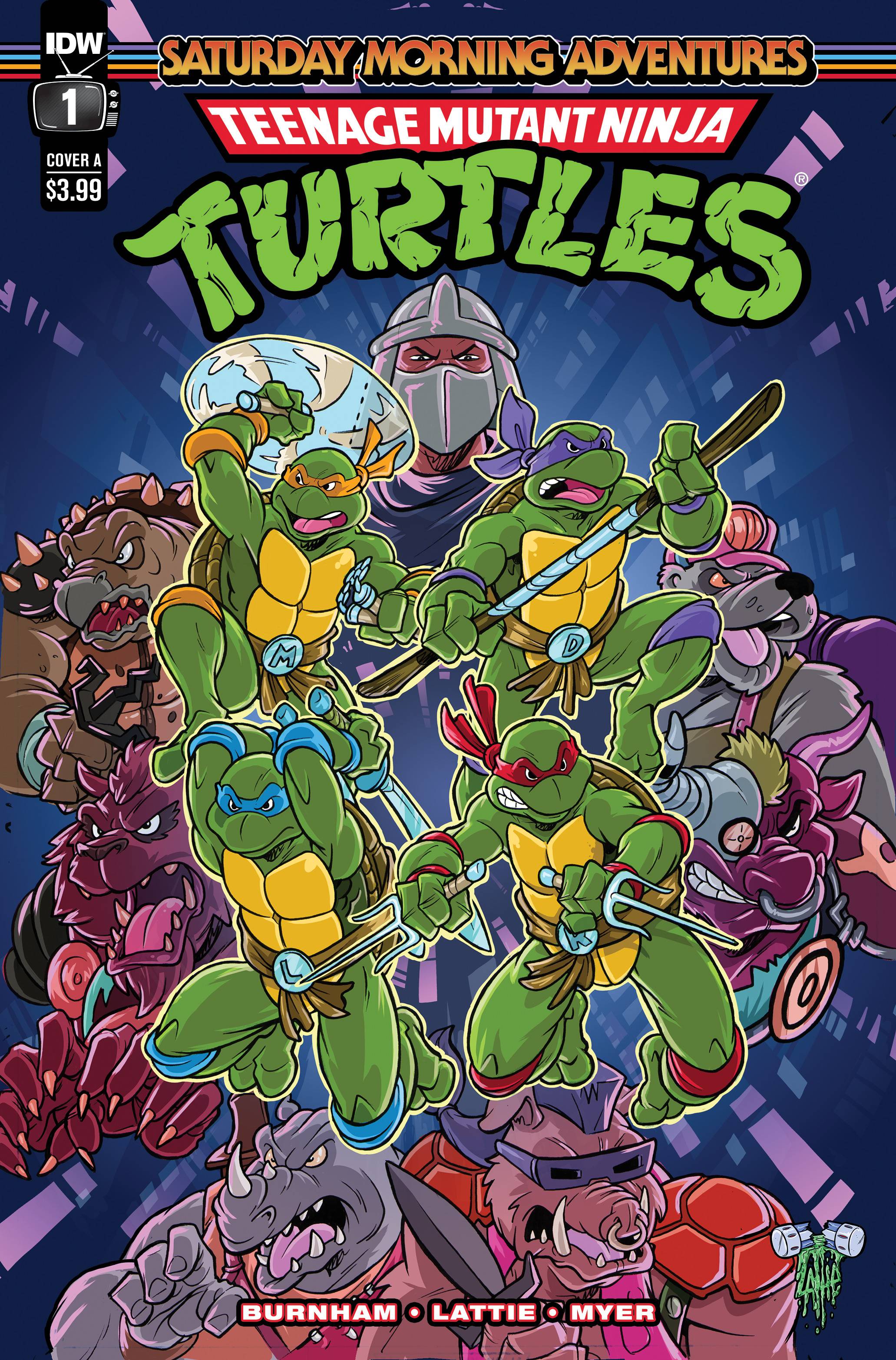 AUG231431 - TMNT SATURDAY MORNING ADV HALLOWEEN SPECIAL #1 CVR A