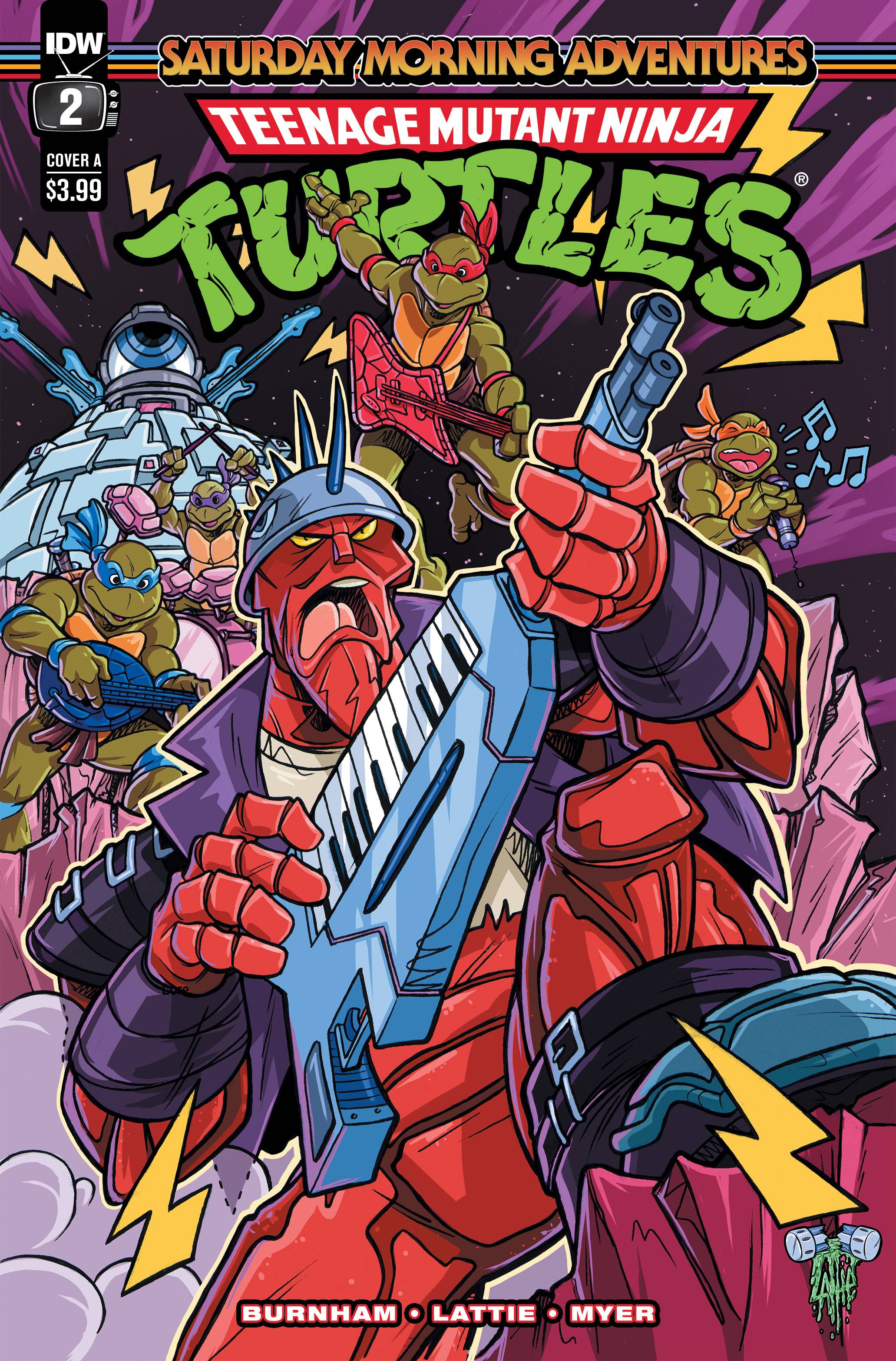 TMNT SATURDAY MORNING ADVENTURES #2 CVR A LATTIE