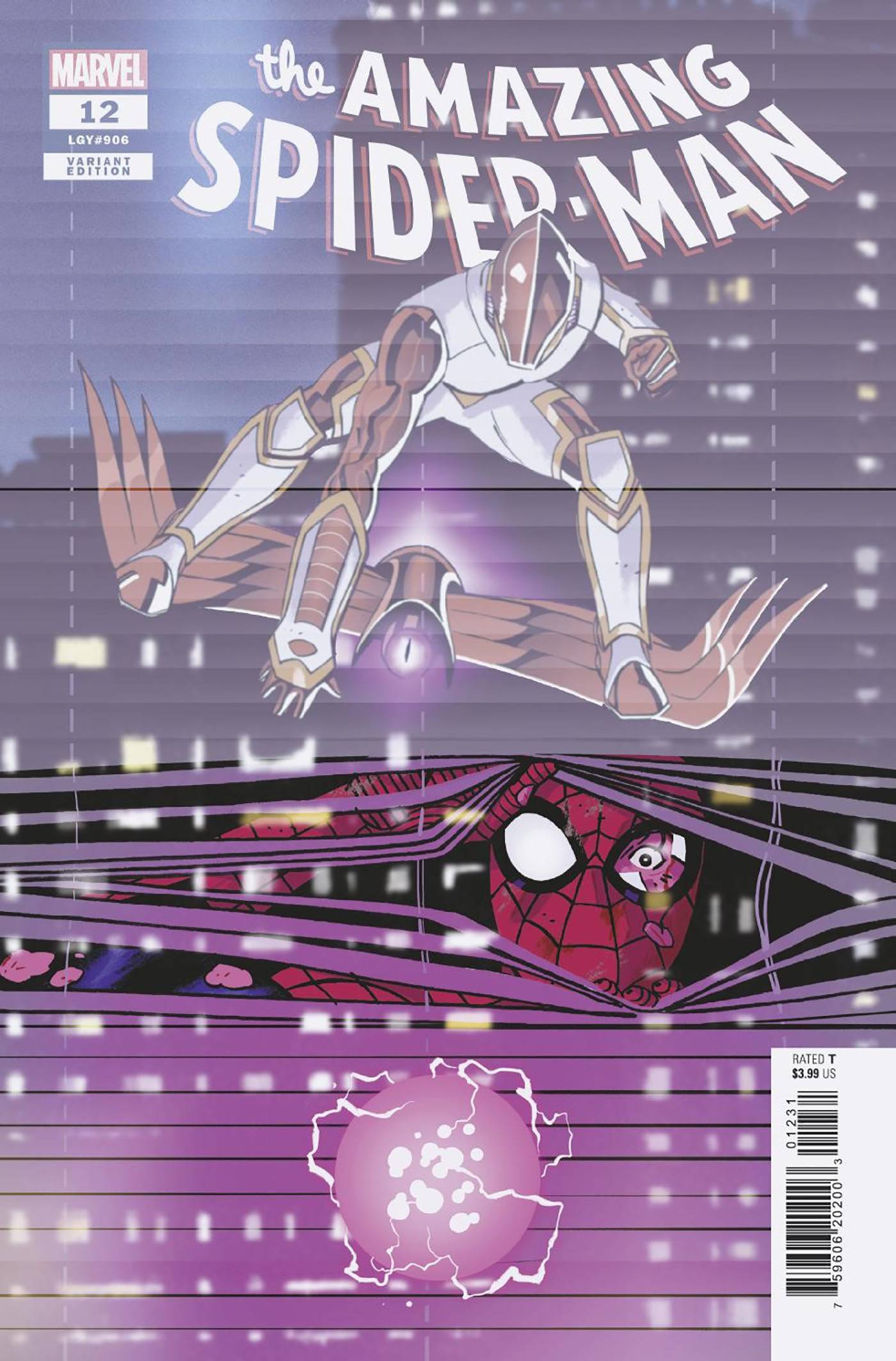 AMAZING SPIDER-MAN #12 REILLY WINDOW SHADES VAR