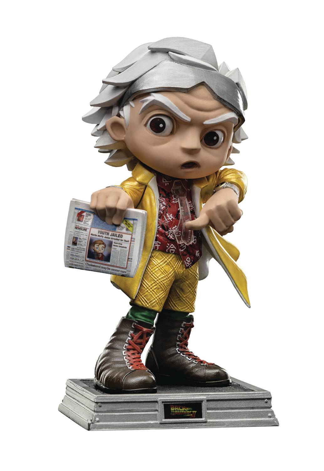 MINICO BACK TO THE FUTURE DOC BROWN PVC STATUE