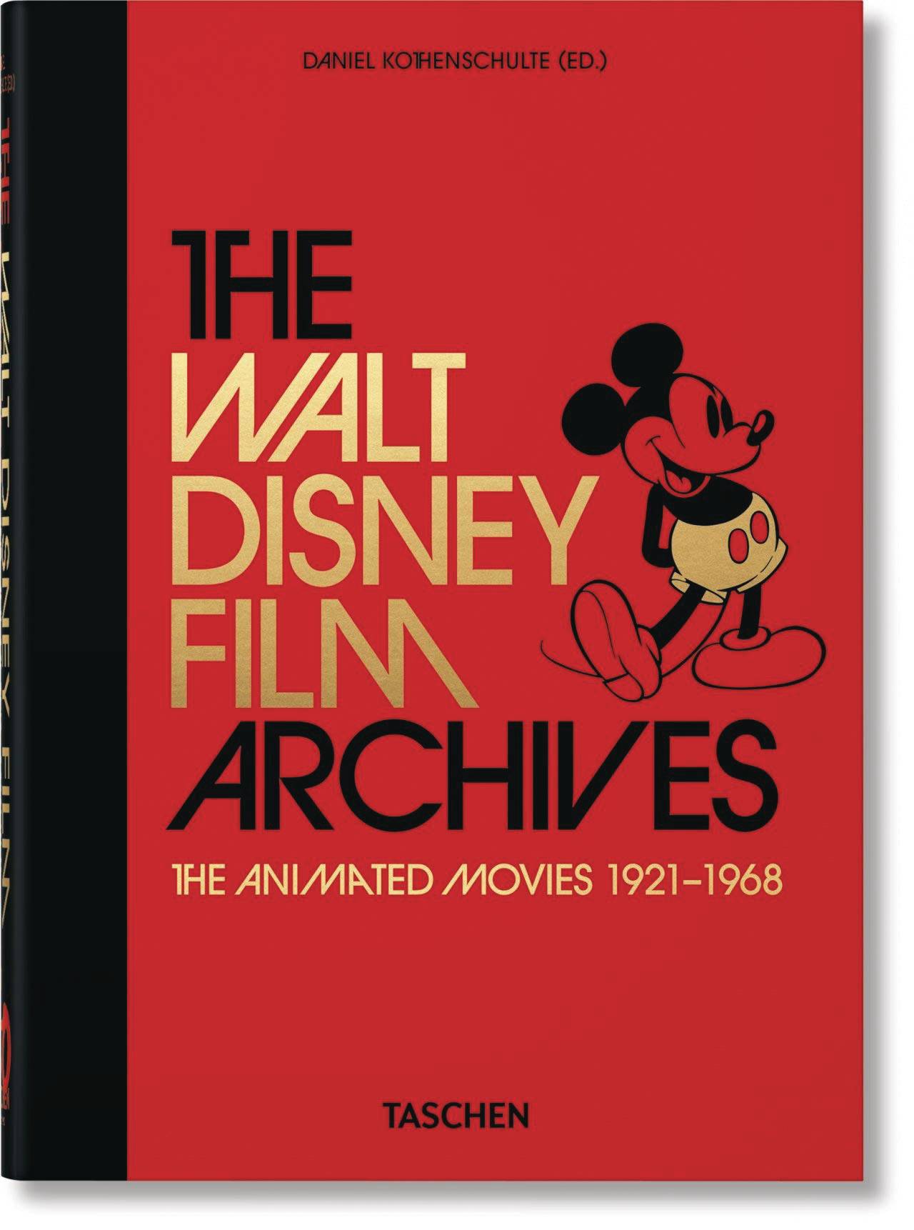 WALT DISNEY ARCHIVES ANIMATED MOVIES 1921-1968 TASCHEN 40TH