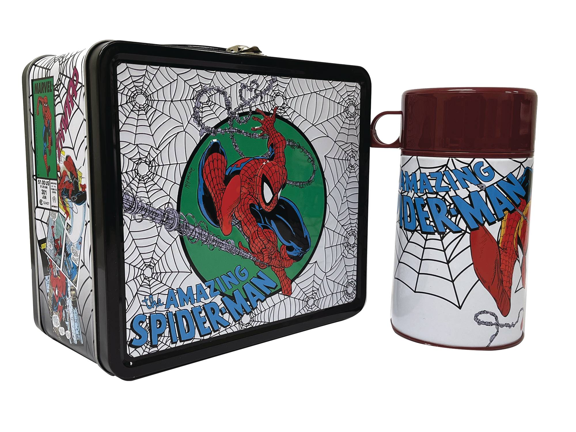 TIN TITANS MARVEL SPIDER-MAN PX LUNCHBOX & BEV CONTAINER